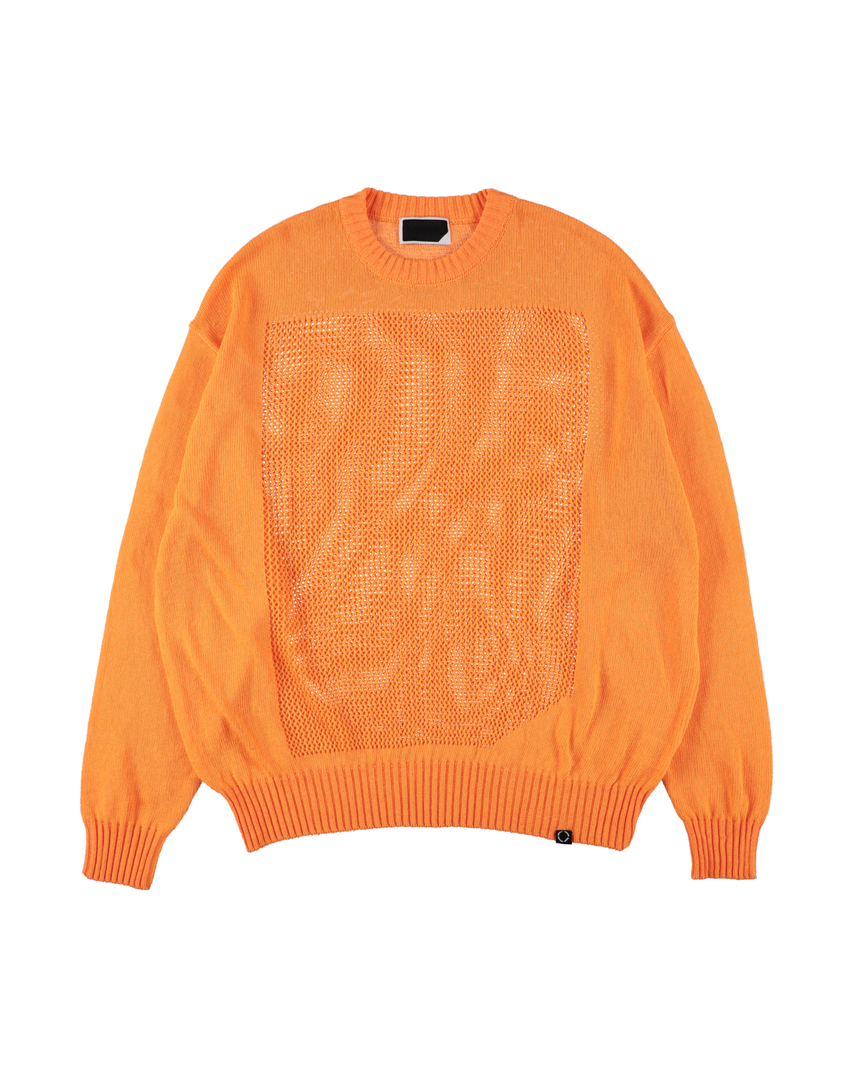 PHINGERIN WINDOW WEB SWEATER - ORANGE