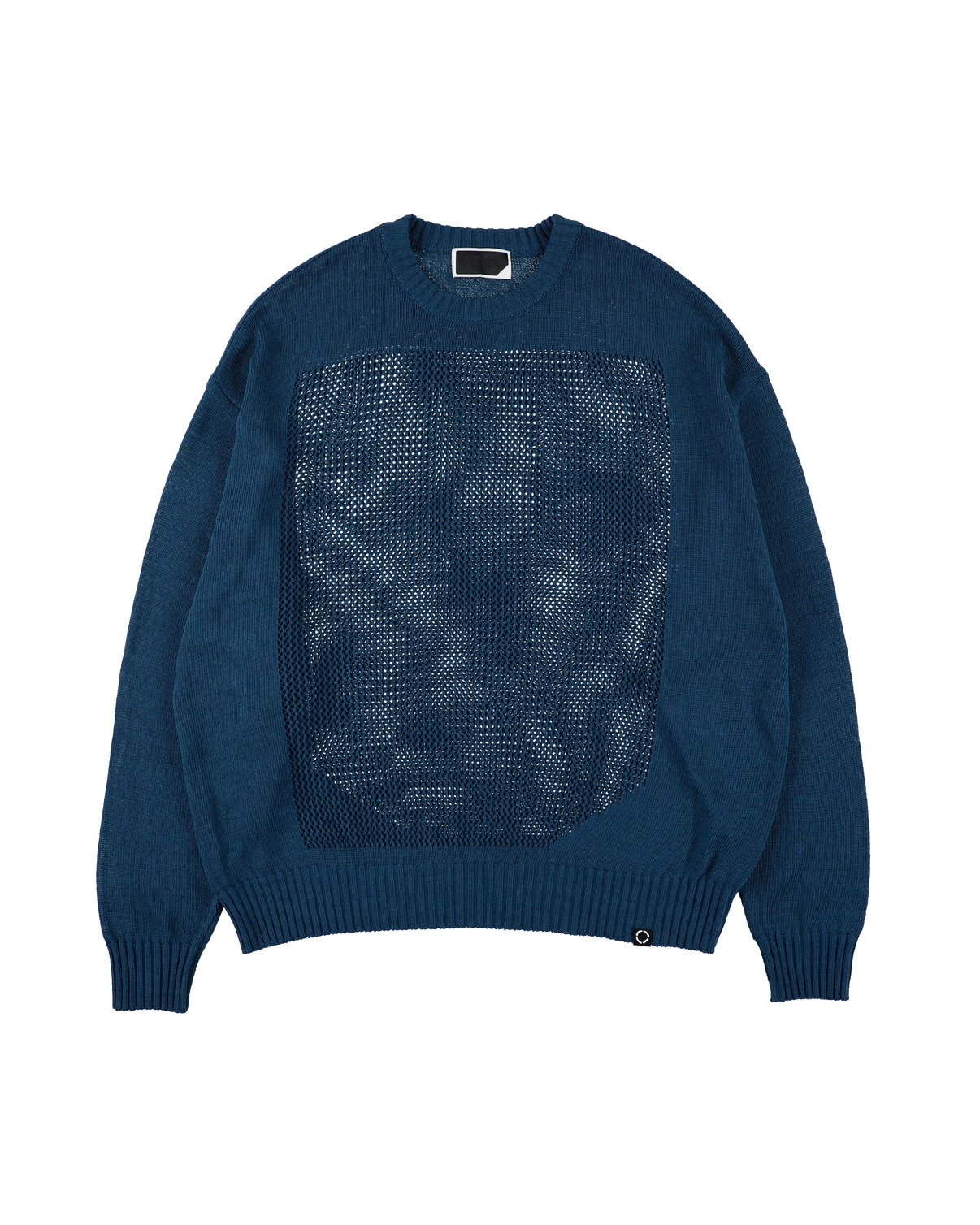 PHINGERIN WINDOW WEB SWEATER - NAVY