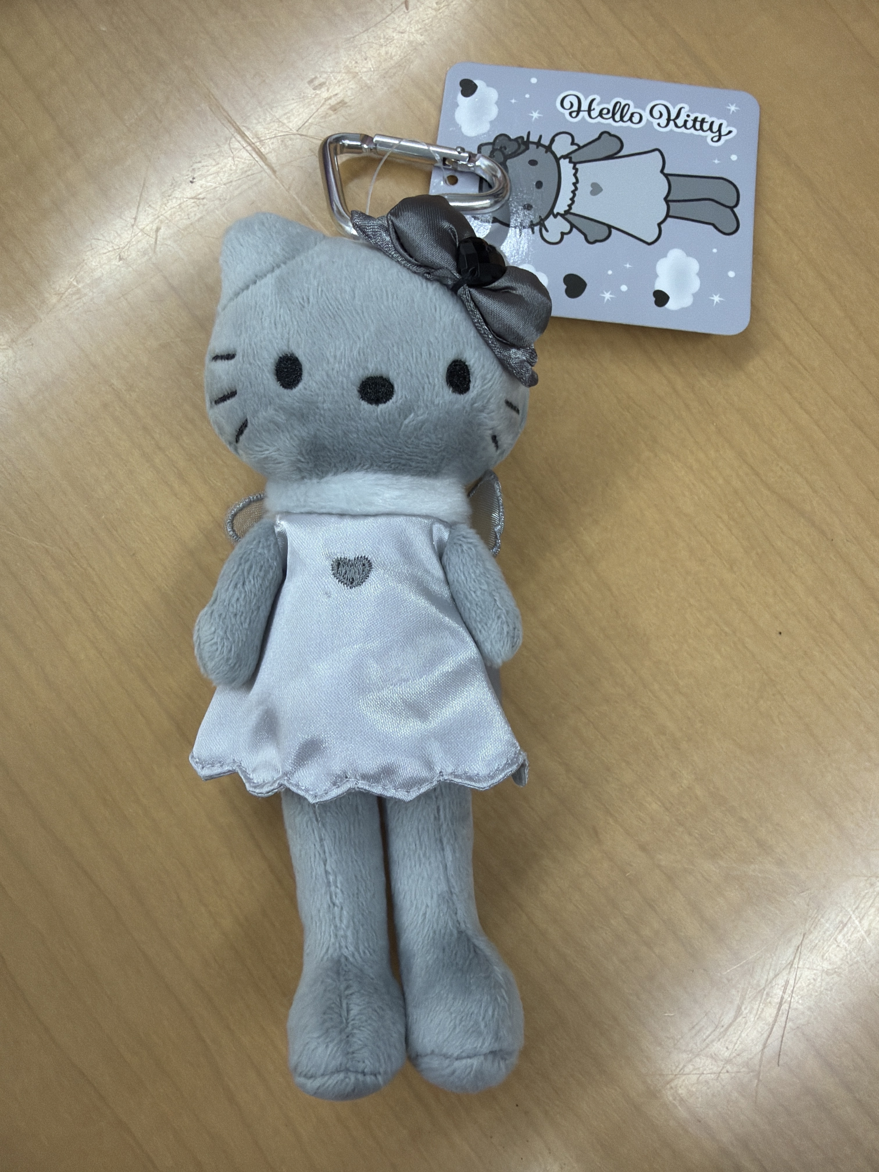 RE15 長腿Hello Kitty吊飾(灰天使)(4571542999849)