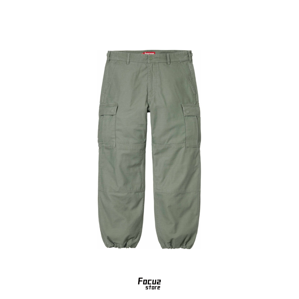 【Focus Store】現貨秒發 Supreme SS24 Week1 Cargo Pant 軍綠 工裝褲