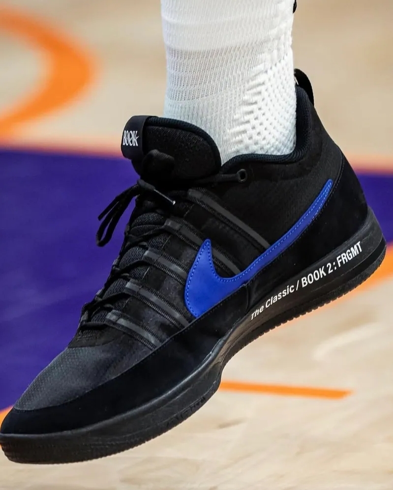 Fragment Design x Nike Book 2 "Black White" 閃電聯名 藤原浩 藍黑白 限量款 實戰籃球鞋 IO9950900