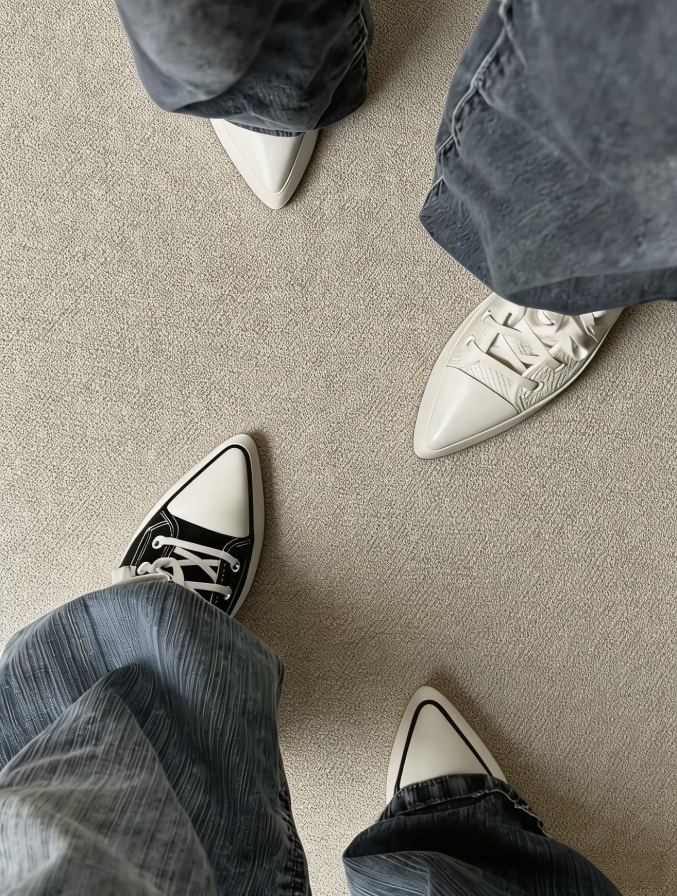 Converse Chuck 70 尖頭低跟(黑、白）