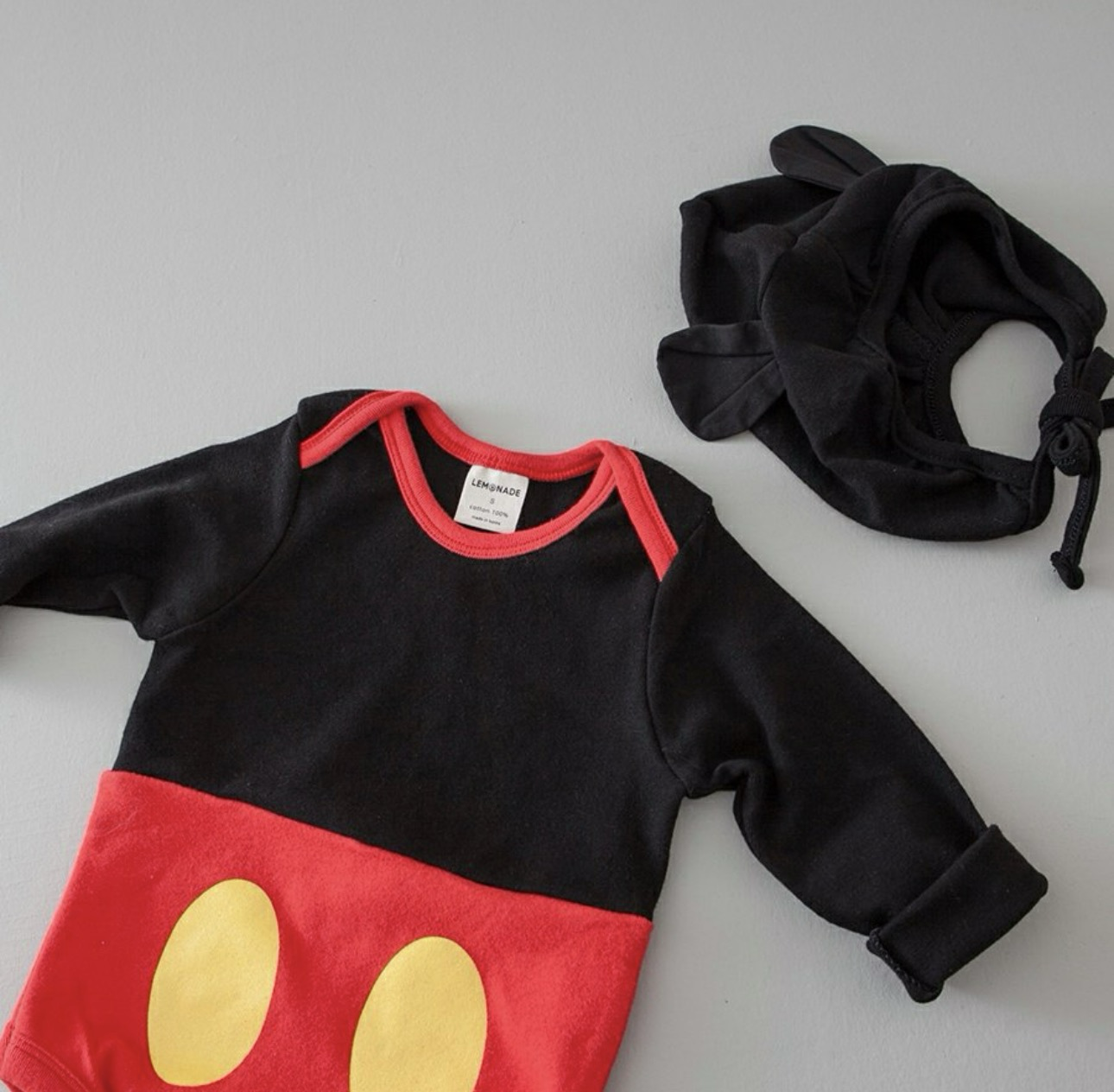 Lemonade M Boy Long Sleeve Bonnet Suit