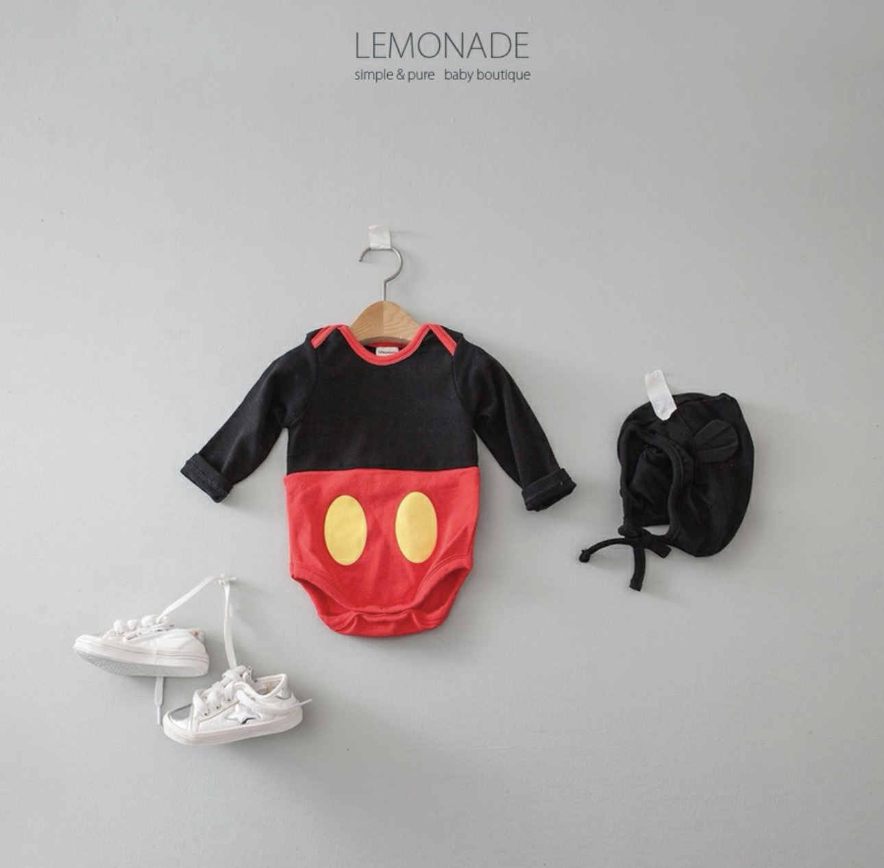 Lemonade M Boy Long Sleeve Bonnet Suit