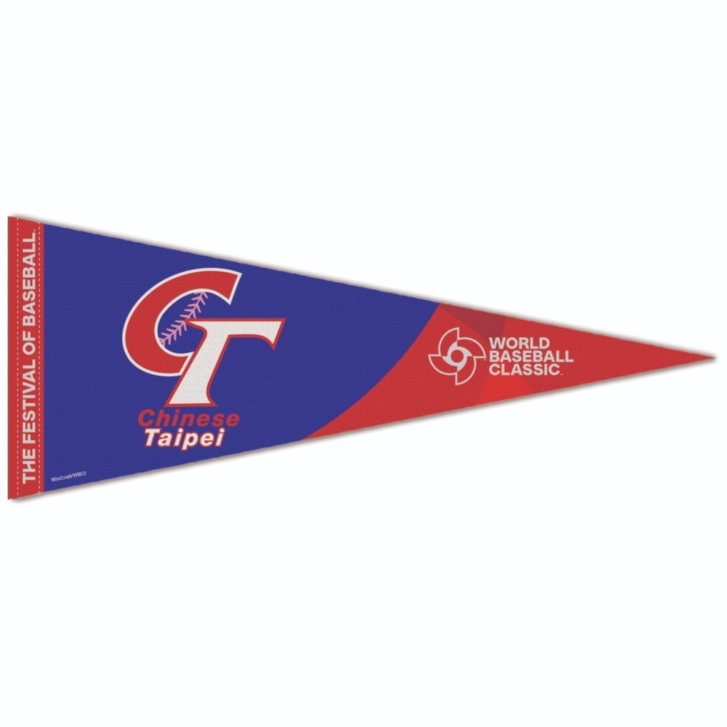 MLB周邊 Chinese Taipei 中華台北 三角旗 WBC 世界棒球經典賽 Team Taiwan Wincraft Premium Pennant 全新