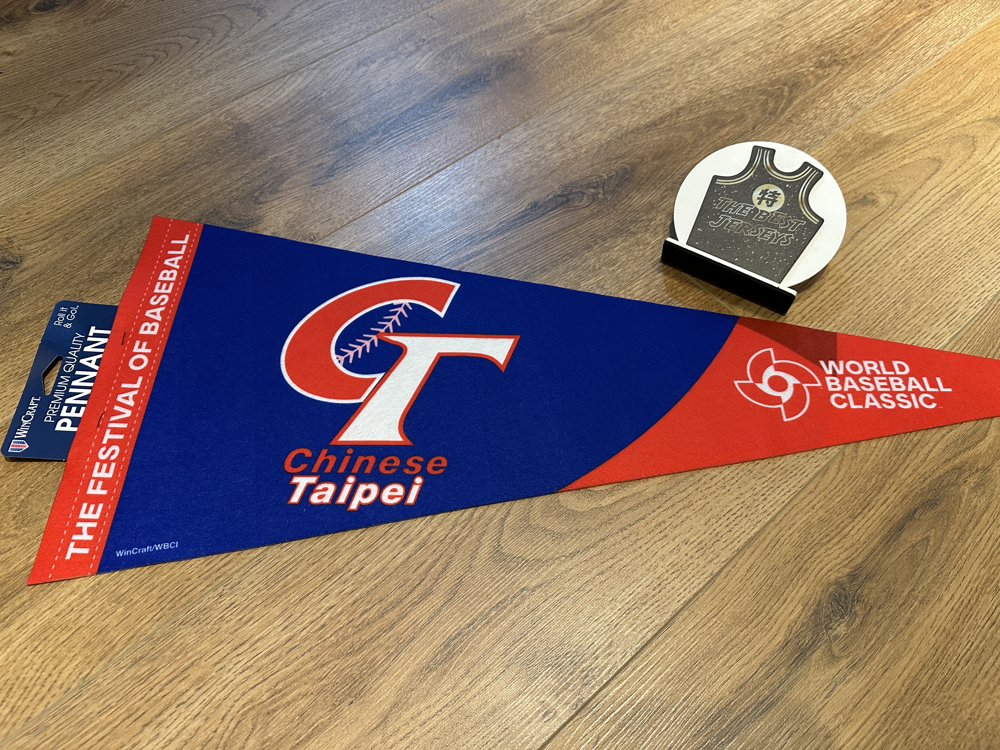 MLB周邊 Chinese Taipei 中華台北 三角旗 WBC 世界棒球經典賽 Team Taiwan Wincraft Premium Pennant 全新