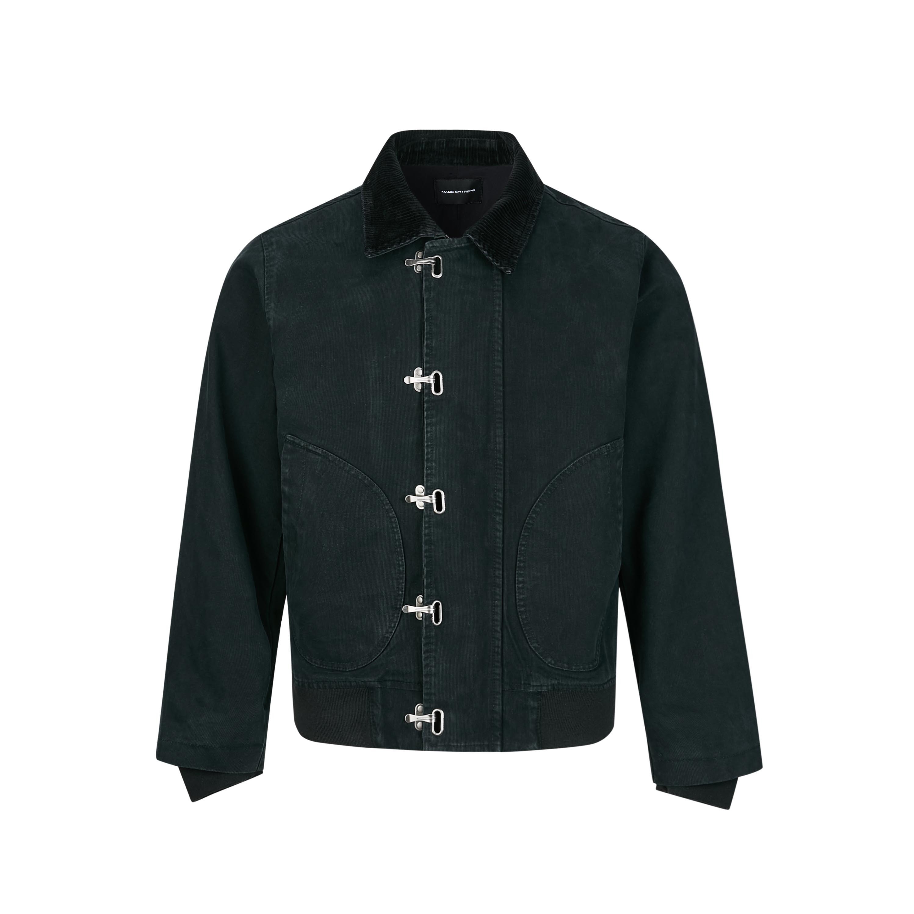 《S.V》消防扣重磅水洗夾克