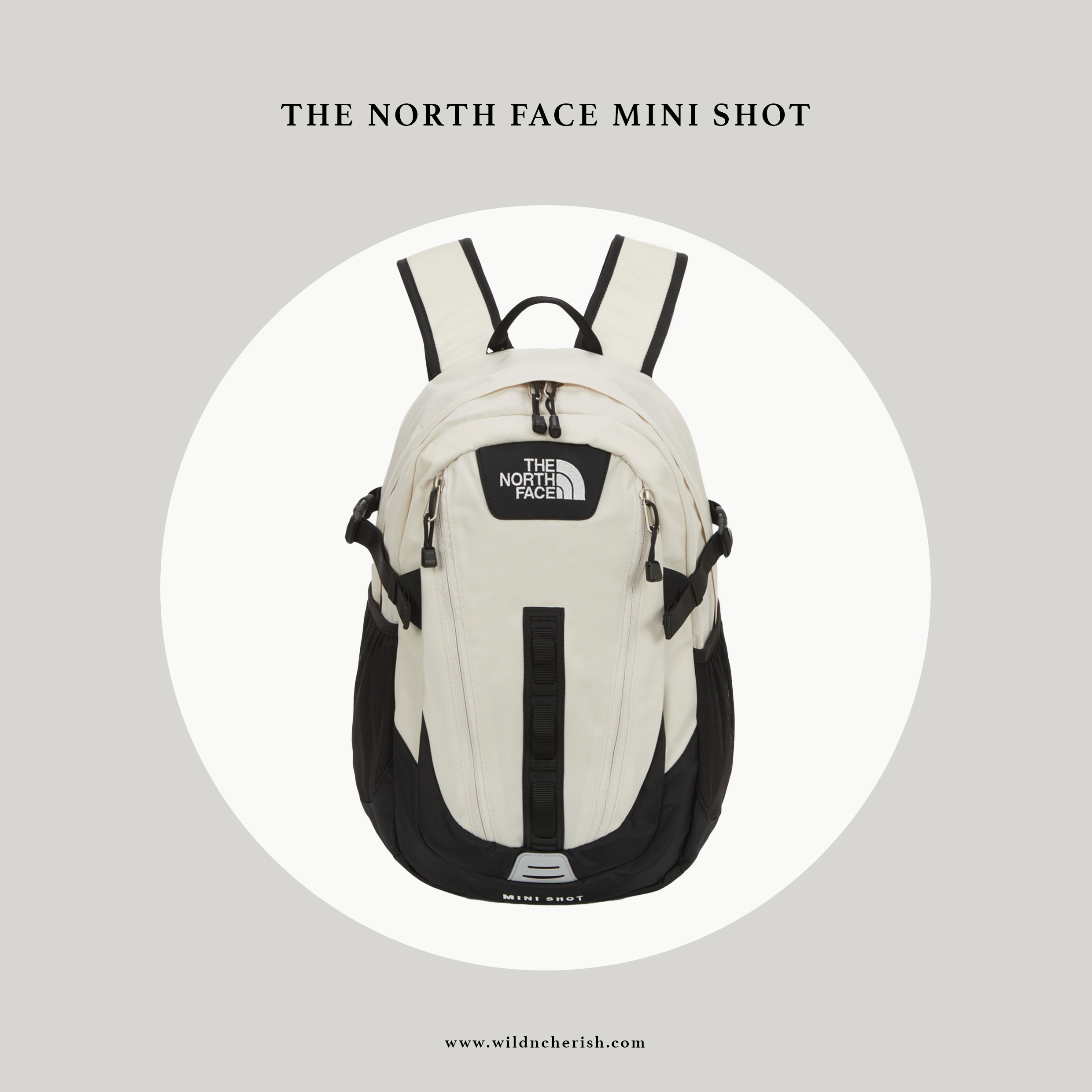 預訂 | The North Face Mini Shot 奶油色 韓國限定