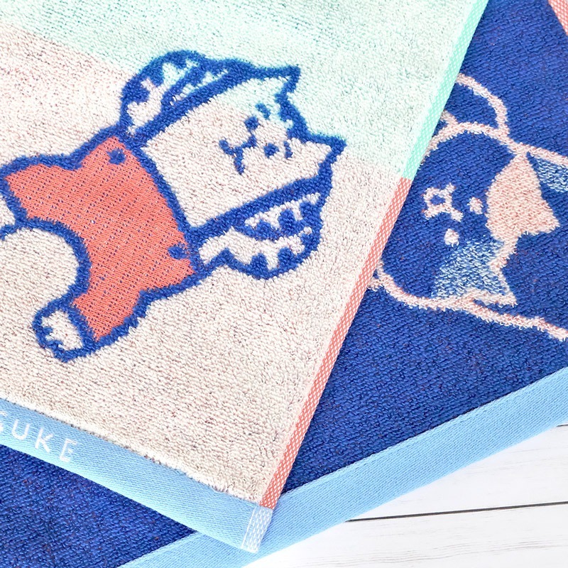 喵之助 純棉毛巾 運動毛巾｜日本MIND WAVE