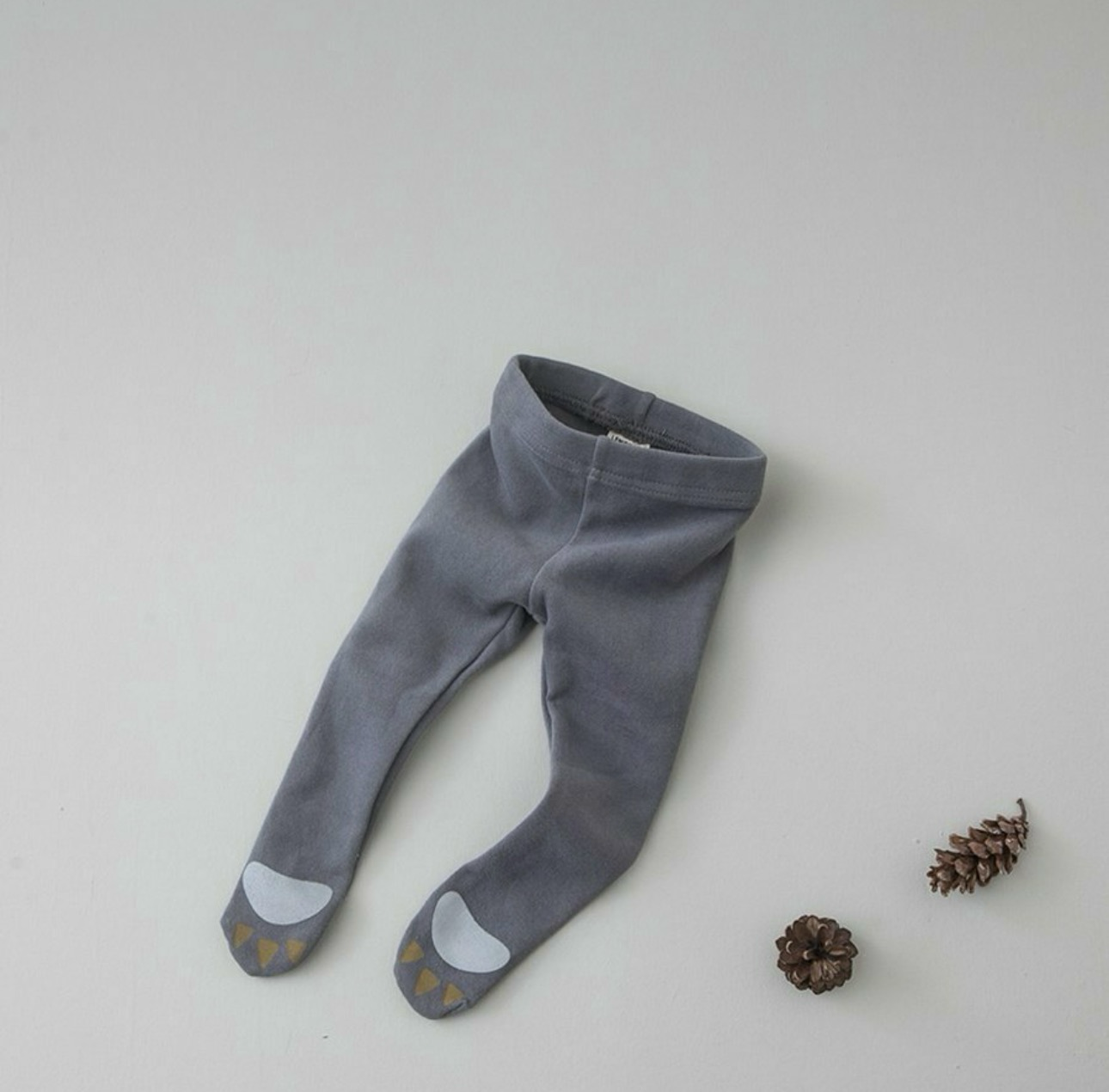 Lemonade Bear Foot Leggings