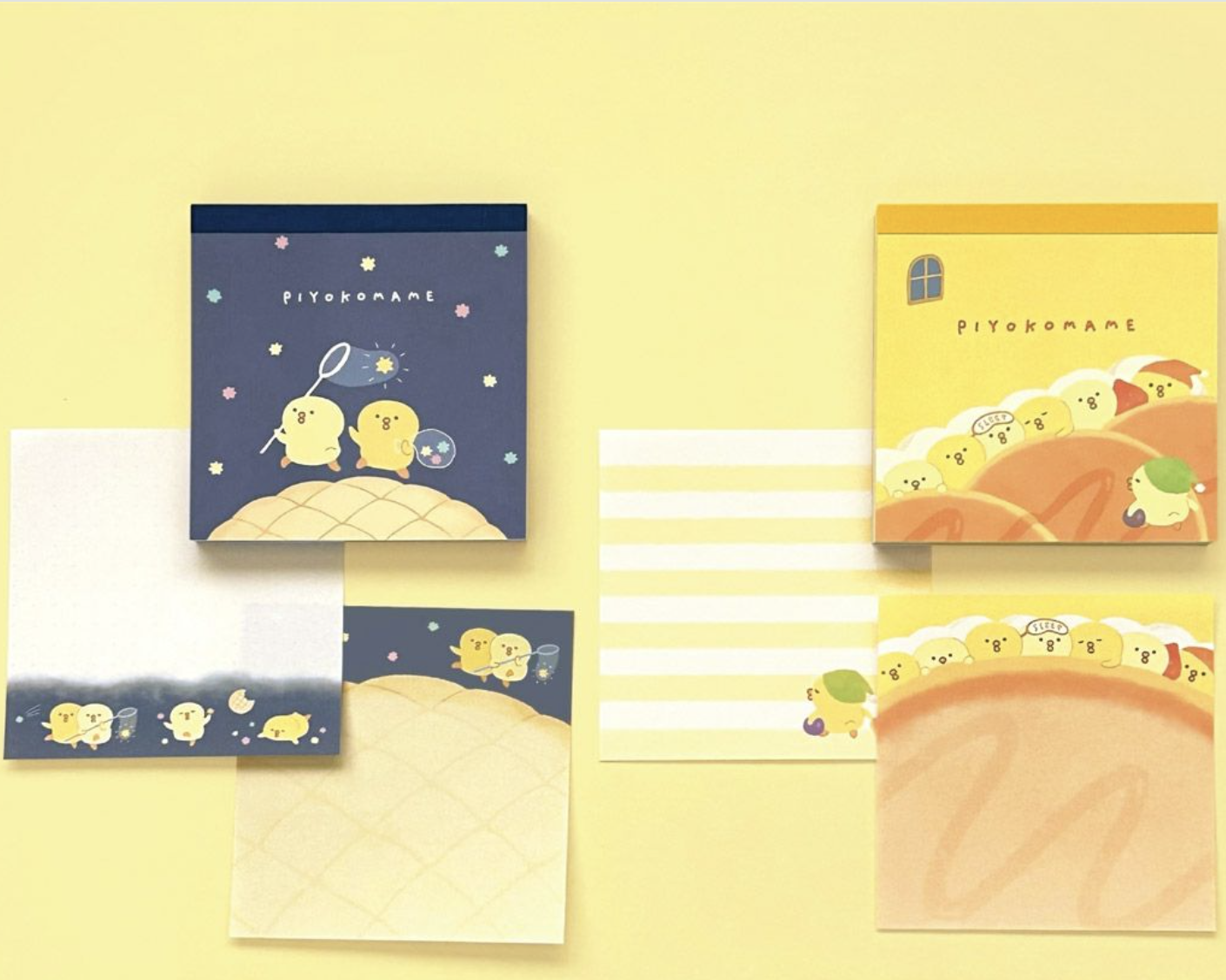 小豆雞 120枚 方形便條紙 memo｜日本MIND WAVE