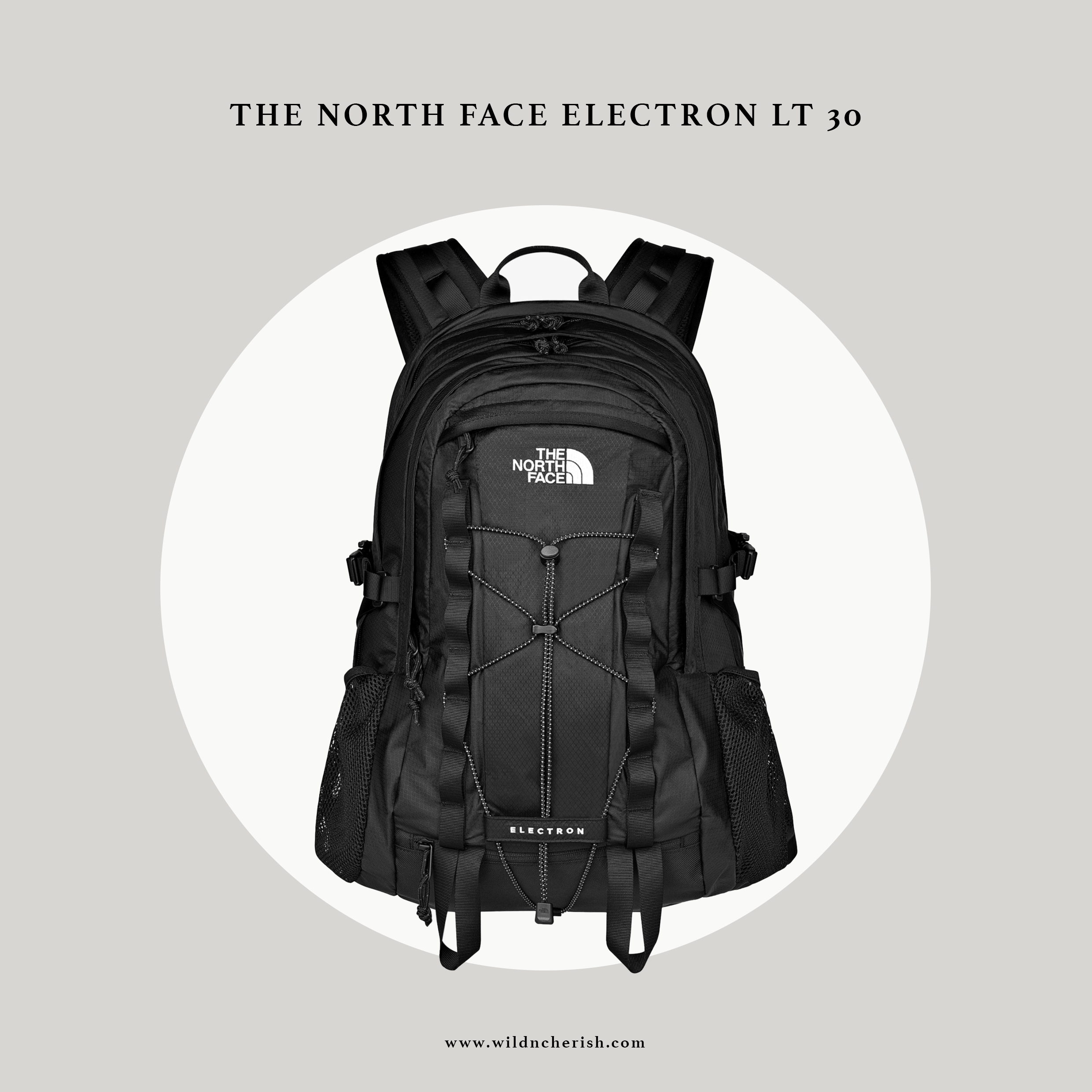 預訂 | The North Face Electron LT 30 黑色 韓國限定