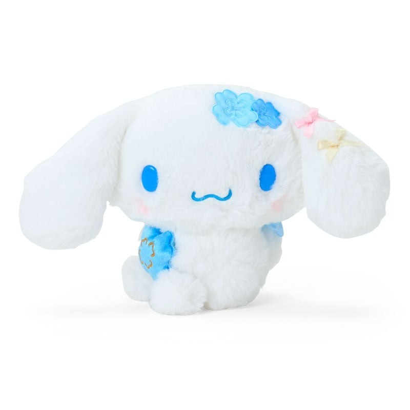 日本 Sanrio Cinnamoroll 玉桂狗 生日 四葉草系列 - 側坐公仔