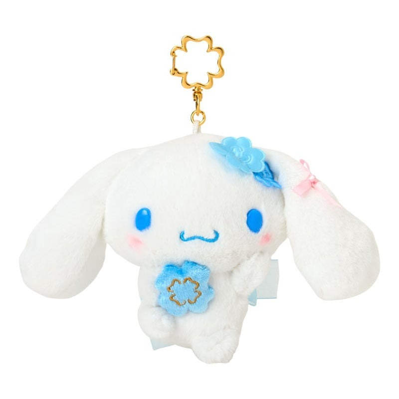 日本 Sanrio Cinnamoroll 玉桂狗 生日 四葉草系列 - 公仔匙扣