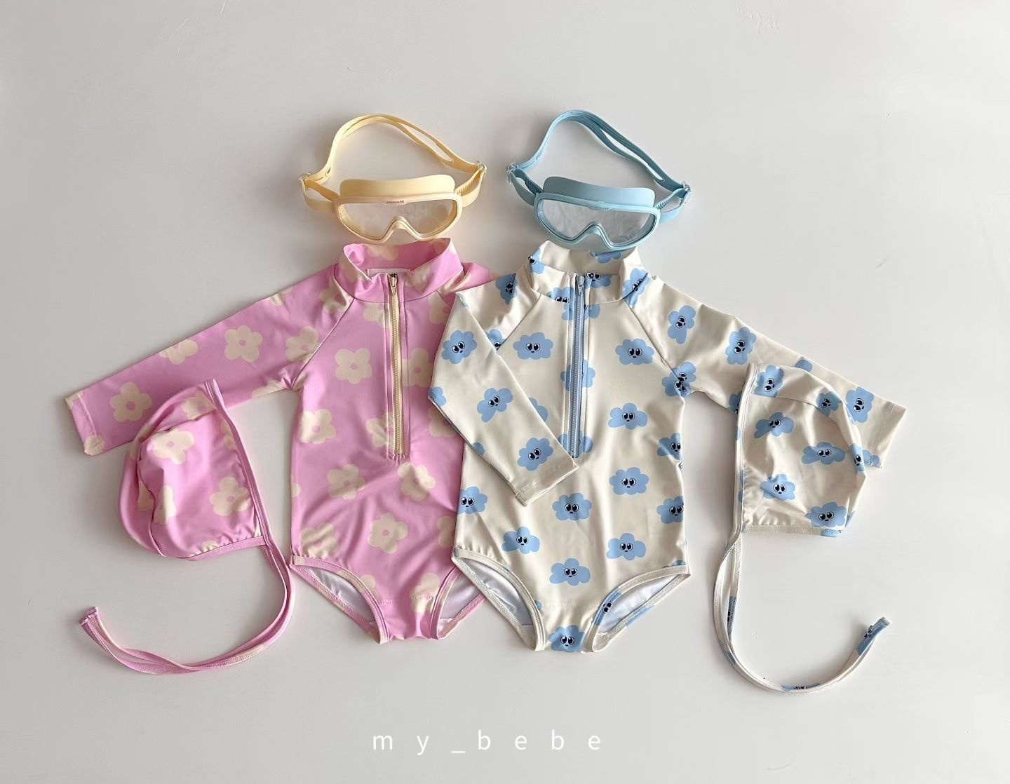 My Bebe Zipper Rash Guard