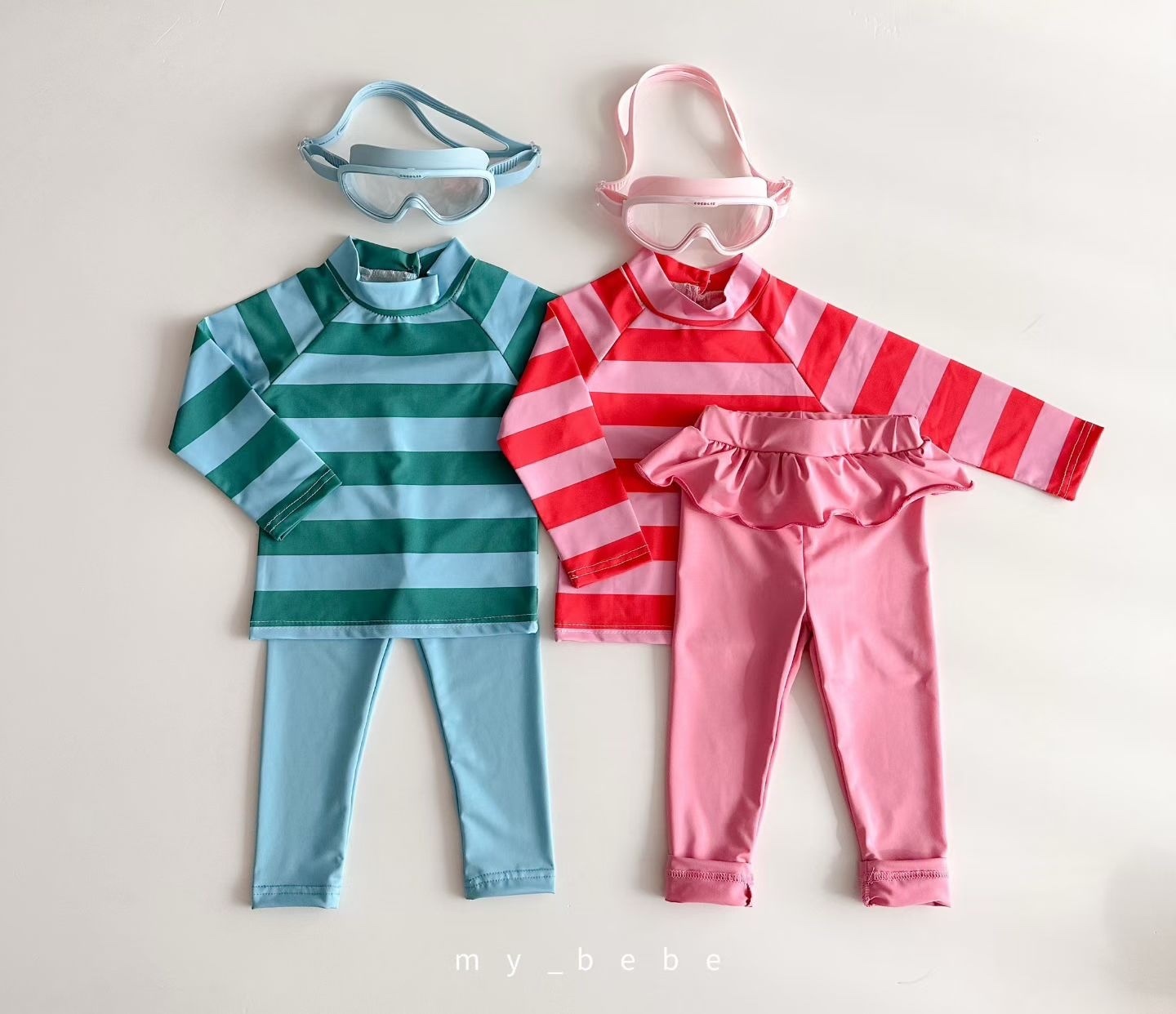 My Bebe Long Sleeve Rash Guard Set