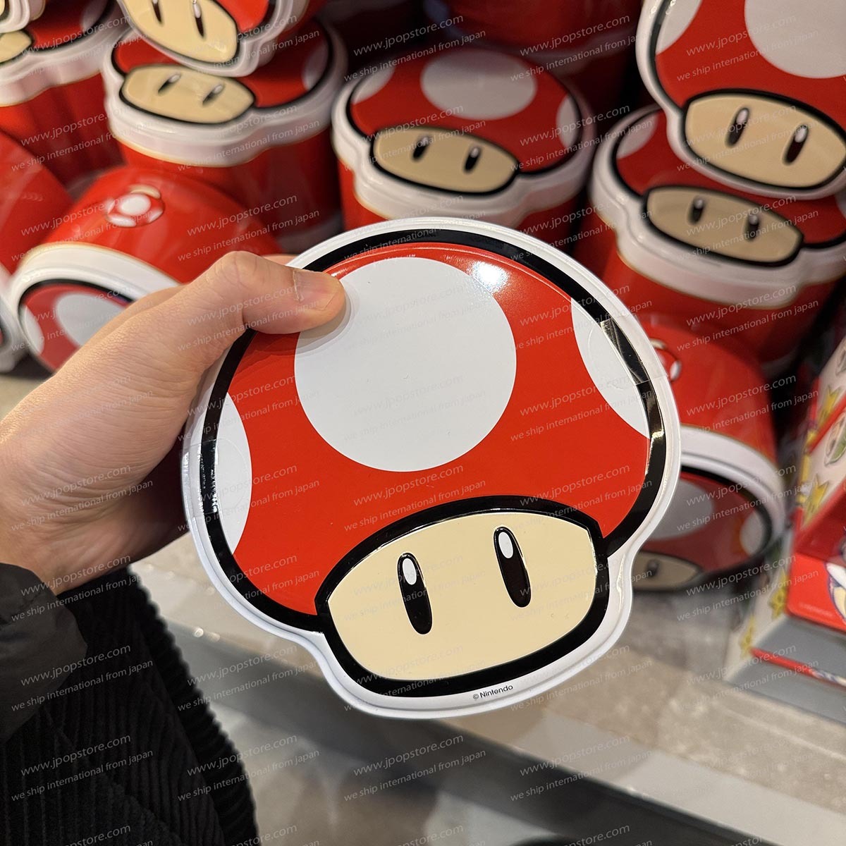 【USJ限定】超級香菇造型鐵盒餅乾