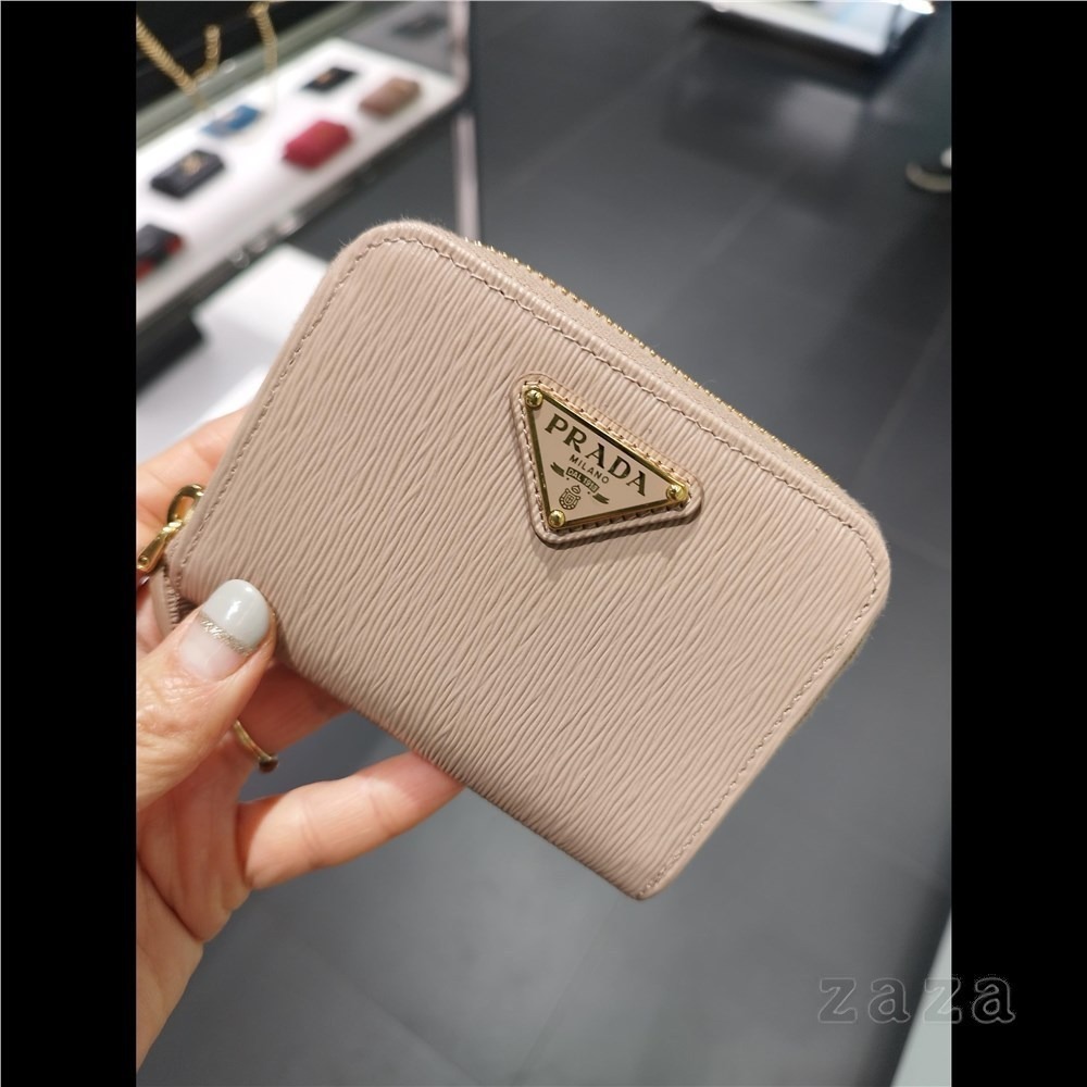 【預購】PRADA H030454 拉鏈卡包