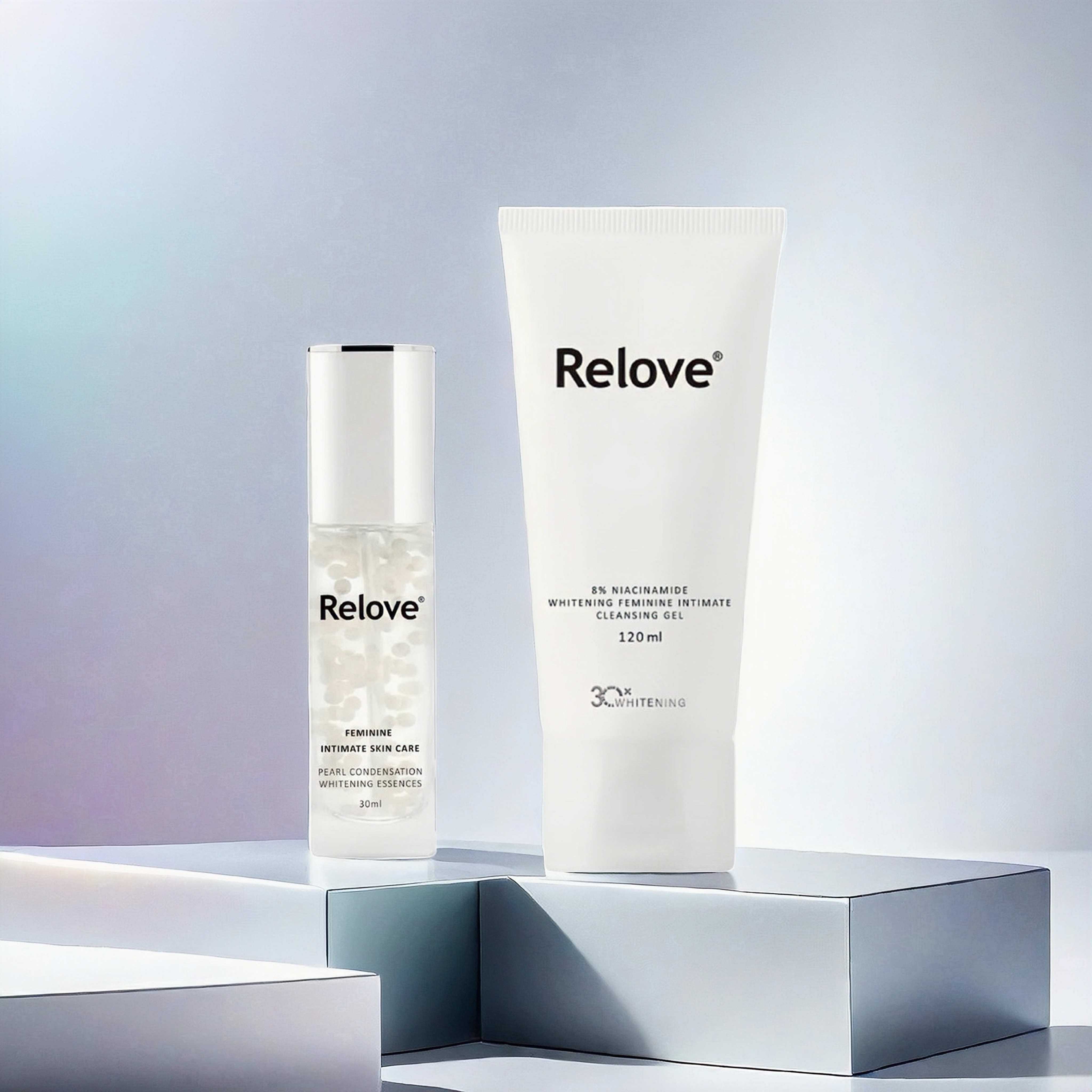 【美白升級配方Set】 Relove 私密有感奇蹟嫩白組合 (清潔+保養)