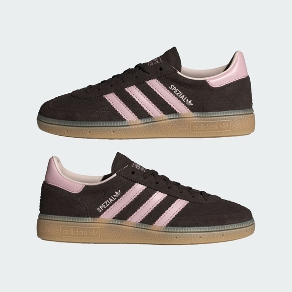 Adidas 愛迪達 Handball Spezial W IH1507 女 運動休閒鞋 舒適 咖啡 粉紅 麂皮