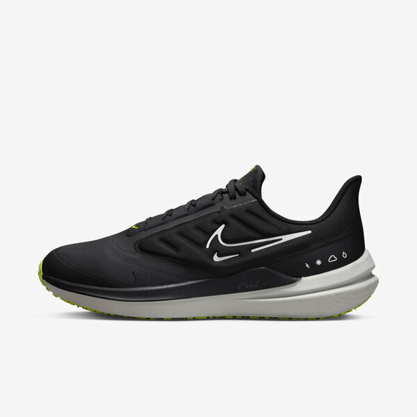 Nike Air Winflo 9 Shield DM1106-001 Men Running Shoes Black/White