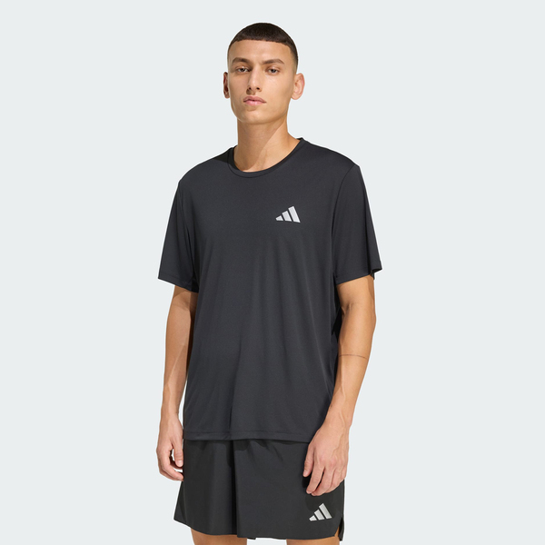 Adidas 愛迪達 Run Ess Tee KB5965 男 T恤 運動上衣 休閒短袖 黑 亞版