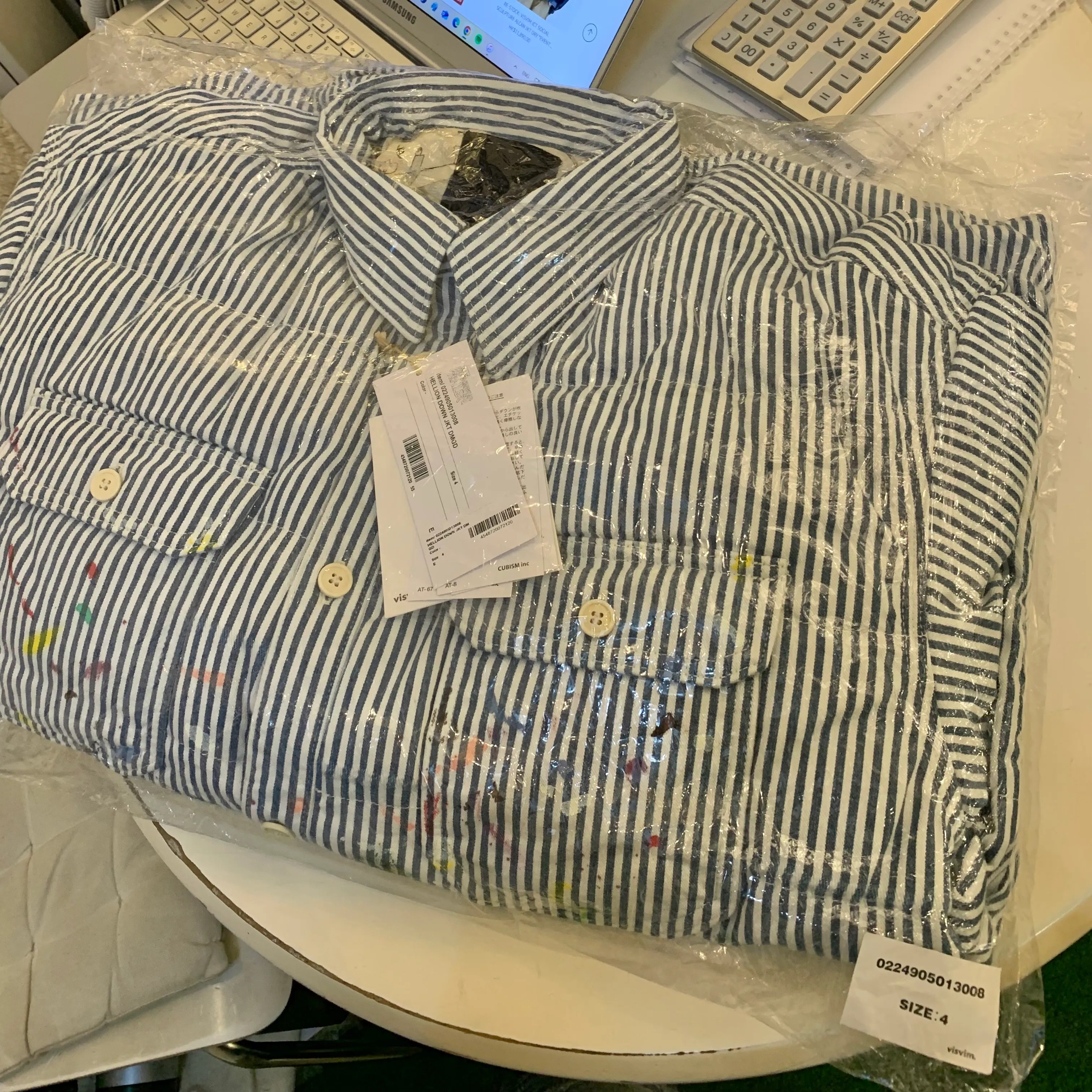 VISVIM ICT HELLION DOWN JKT DMGD *EVENT LIMITED - SIZE 4 IN STOCK NOW (現貨發售中)