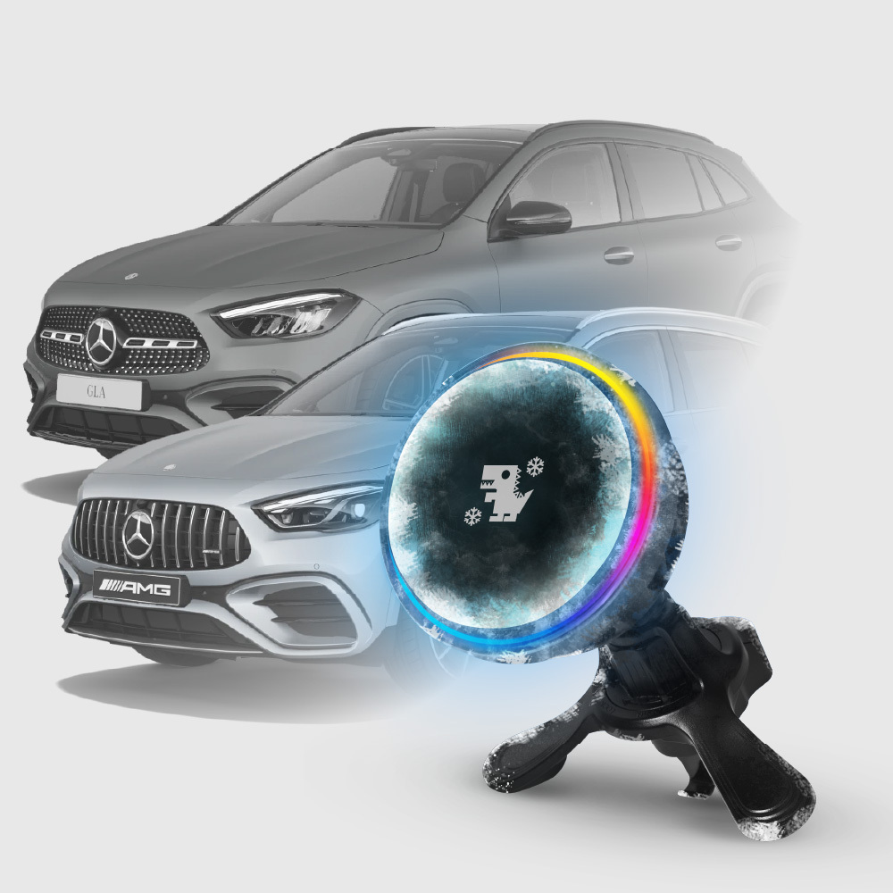 Benz GLA 系列｜XILLA黑鏡冰核智充手機架