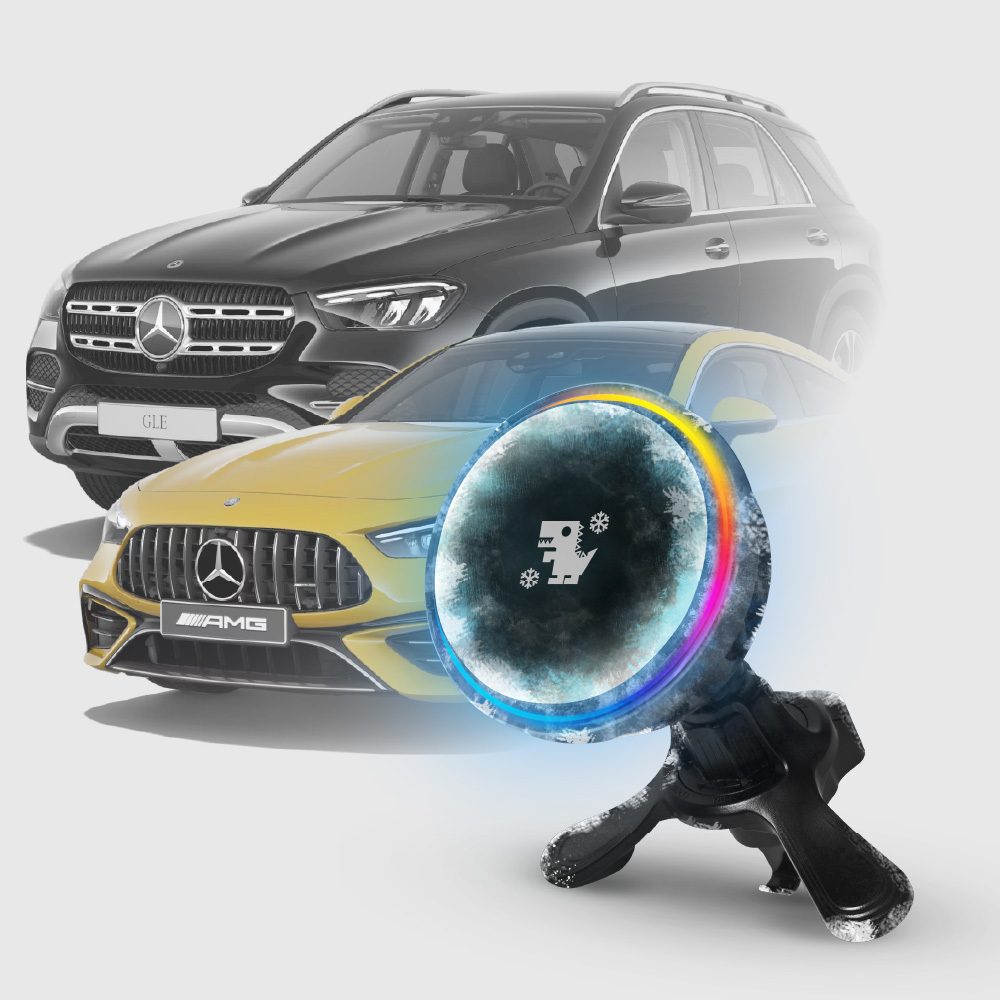 Benz GLE 系列｜XILLA黑鏡冰核智充手機架