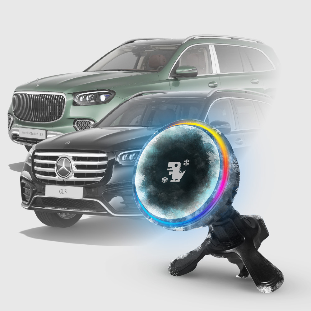 Benz GLS 系列｜XILLA黑鏡冰核智充手機架