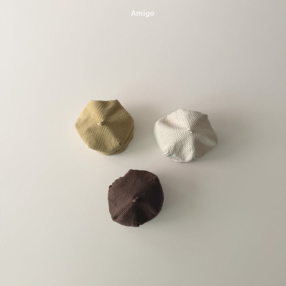 韓國🇰🇷Amigo 栗子麵包帽 三色