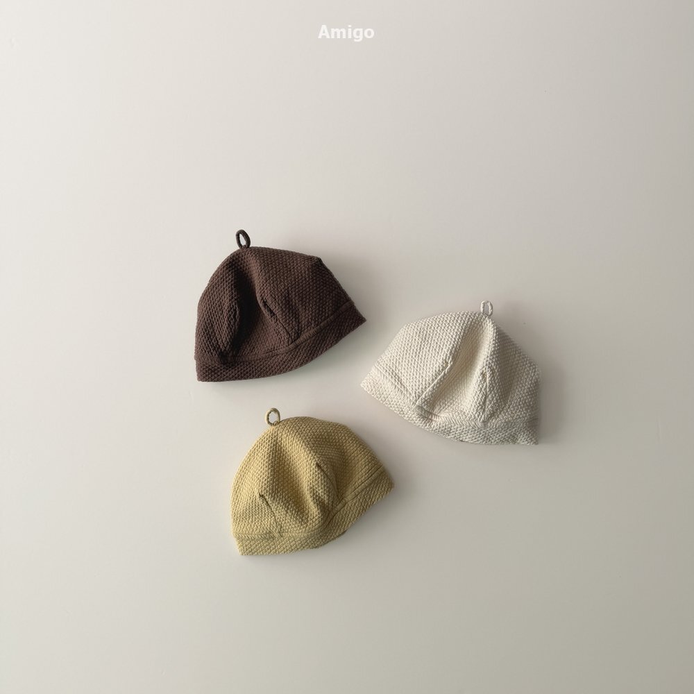 韓國🇰🇷Amigo 栗子麵包帽 三色