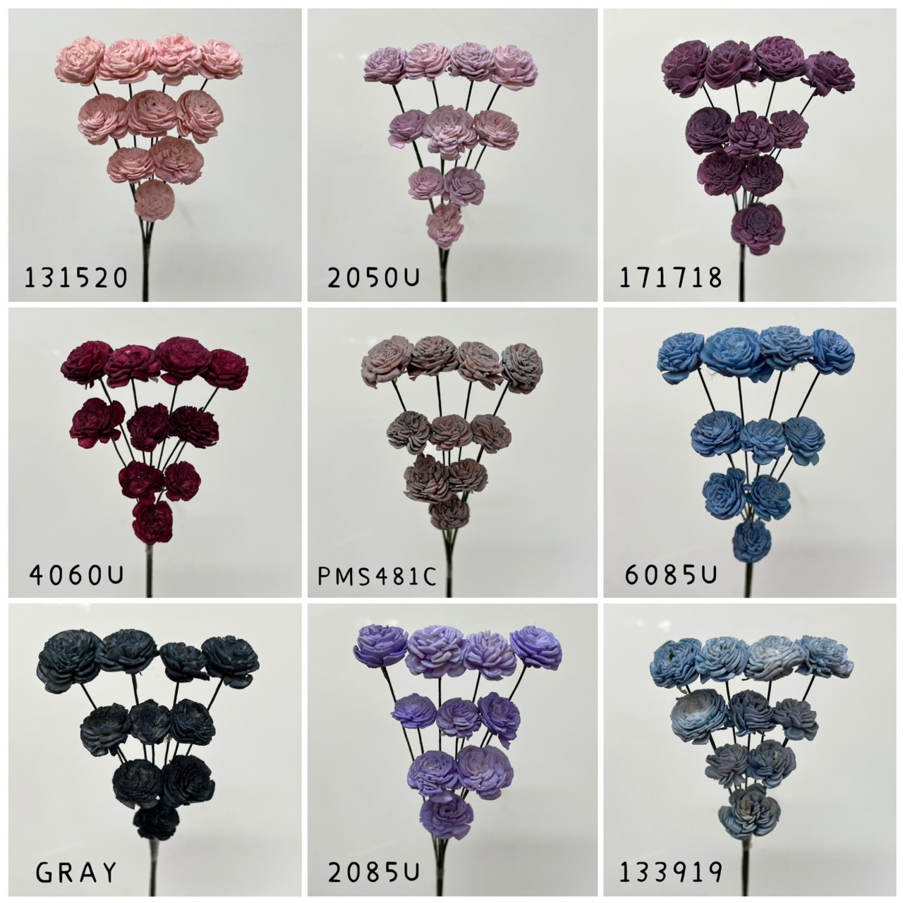 印度索拉玫瑰花(2cm) 系列