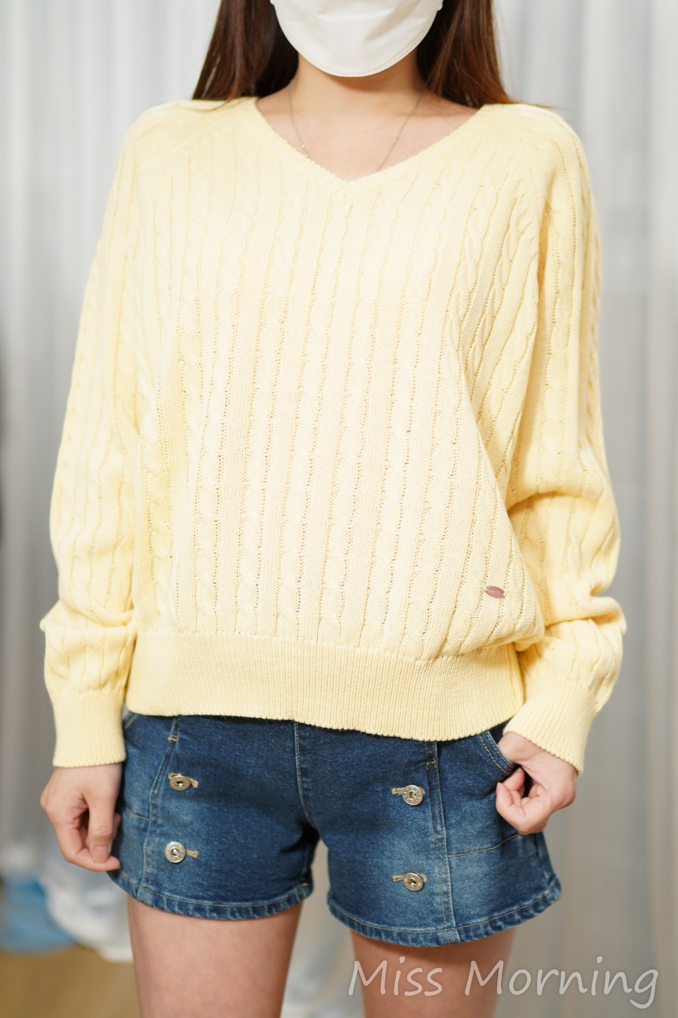 中薄麻花織紋上衣(15079)