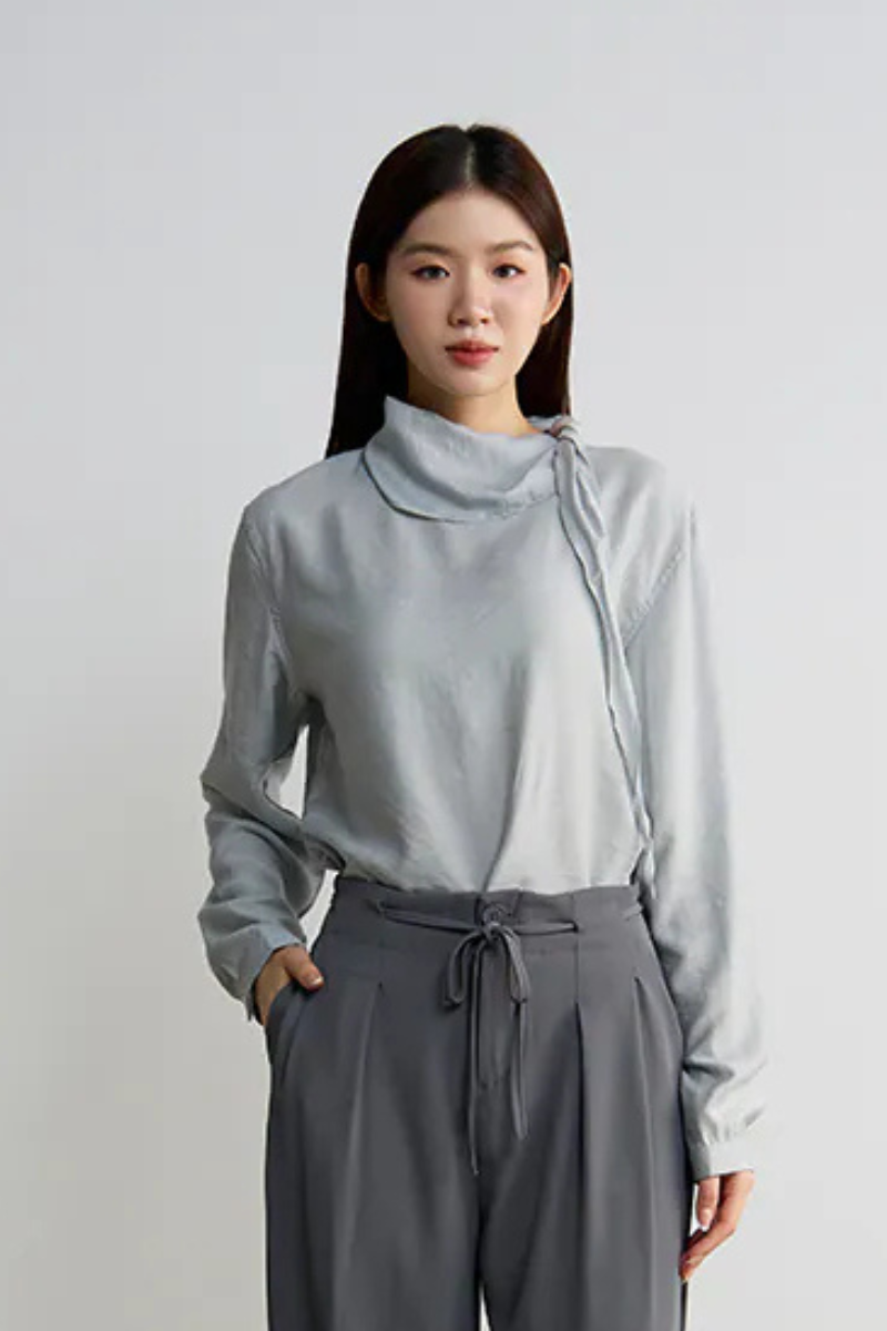 2603 OH!HER 設計款領圍開衩上衣