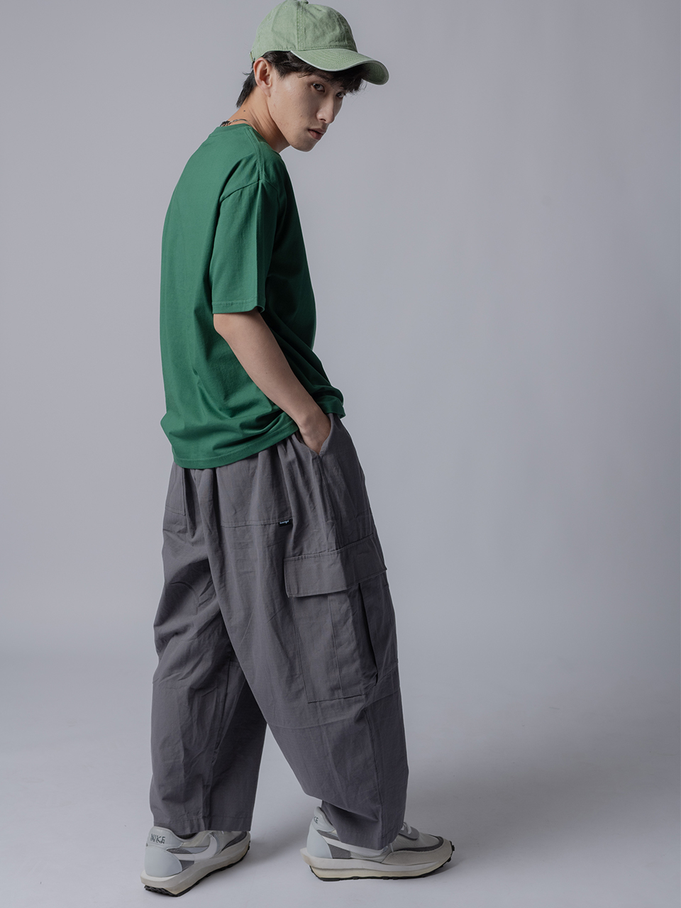 暖系老爹氣球褲