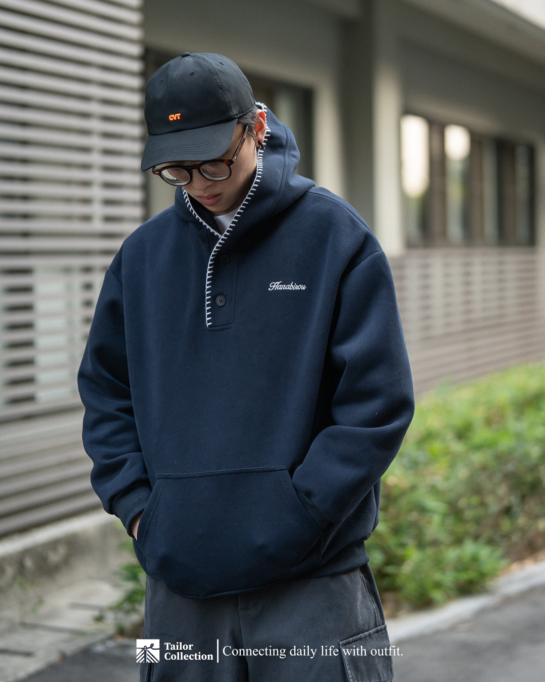 #預購 Tailor collection 外縫線亨利帽踢 兩色