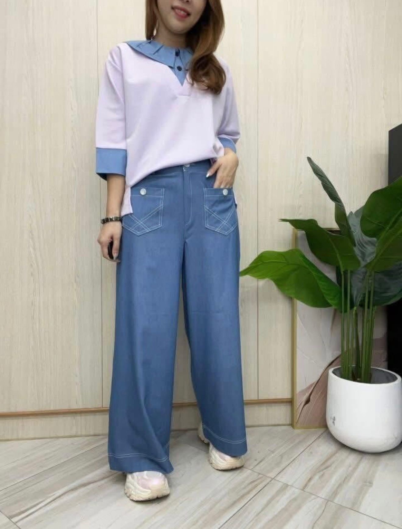 Jun 直筒型褲～148M