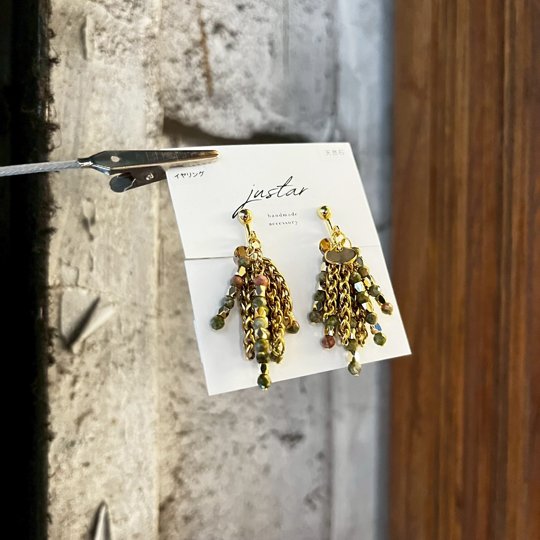 [justar] frutta 耳環|金|NO.100|耳夾