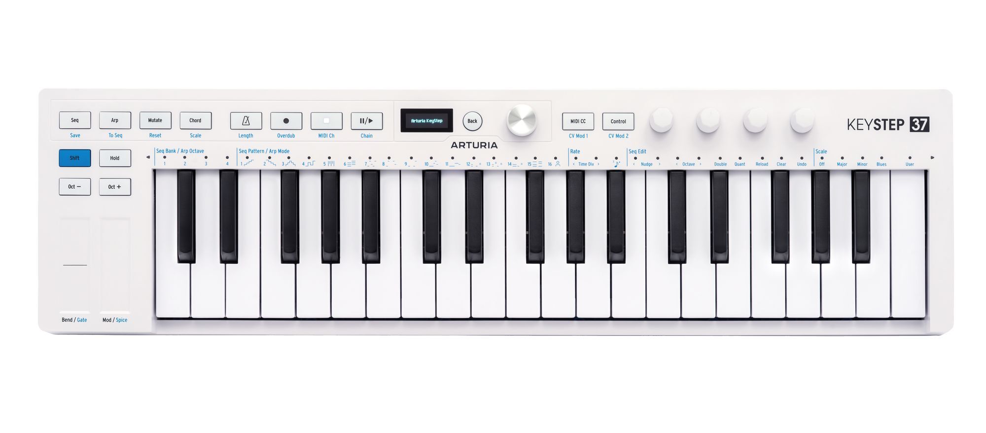 Arturia KeyStep 37 mk2｜37 鍵＋ 4 個旋鈕MIDI 控制器＆ 音序器台灣高空