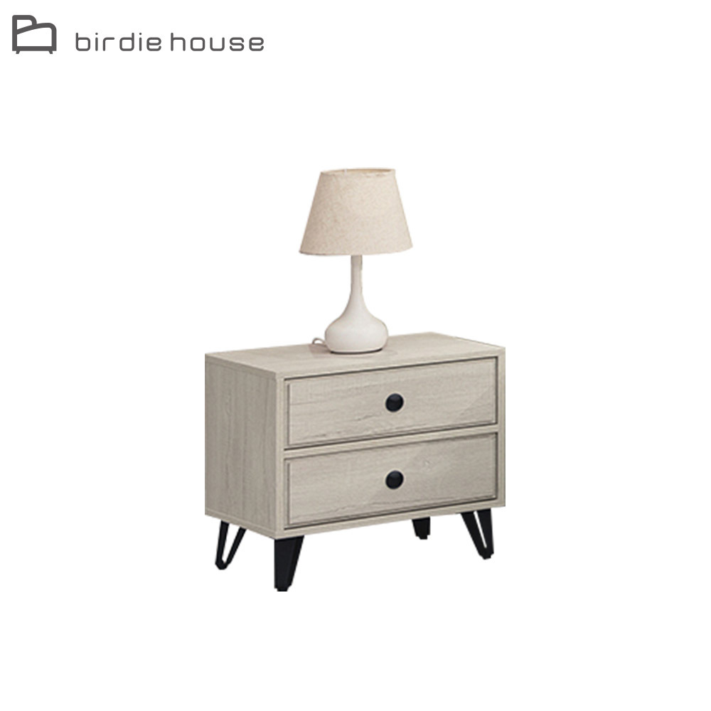 柏蒂家居-歐文1.8尺床頭櫃/二抽收納置物櫃
