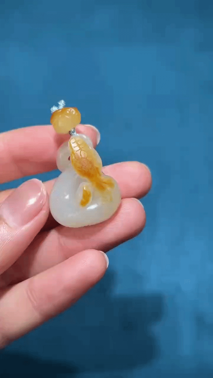 29217 和田玉籽料腰纏萬貫