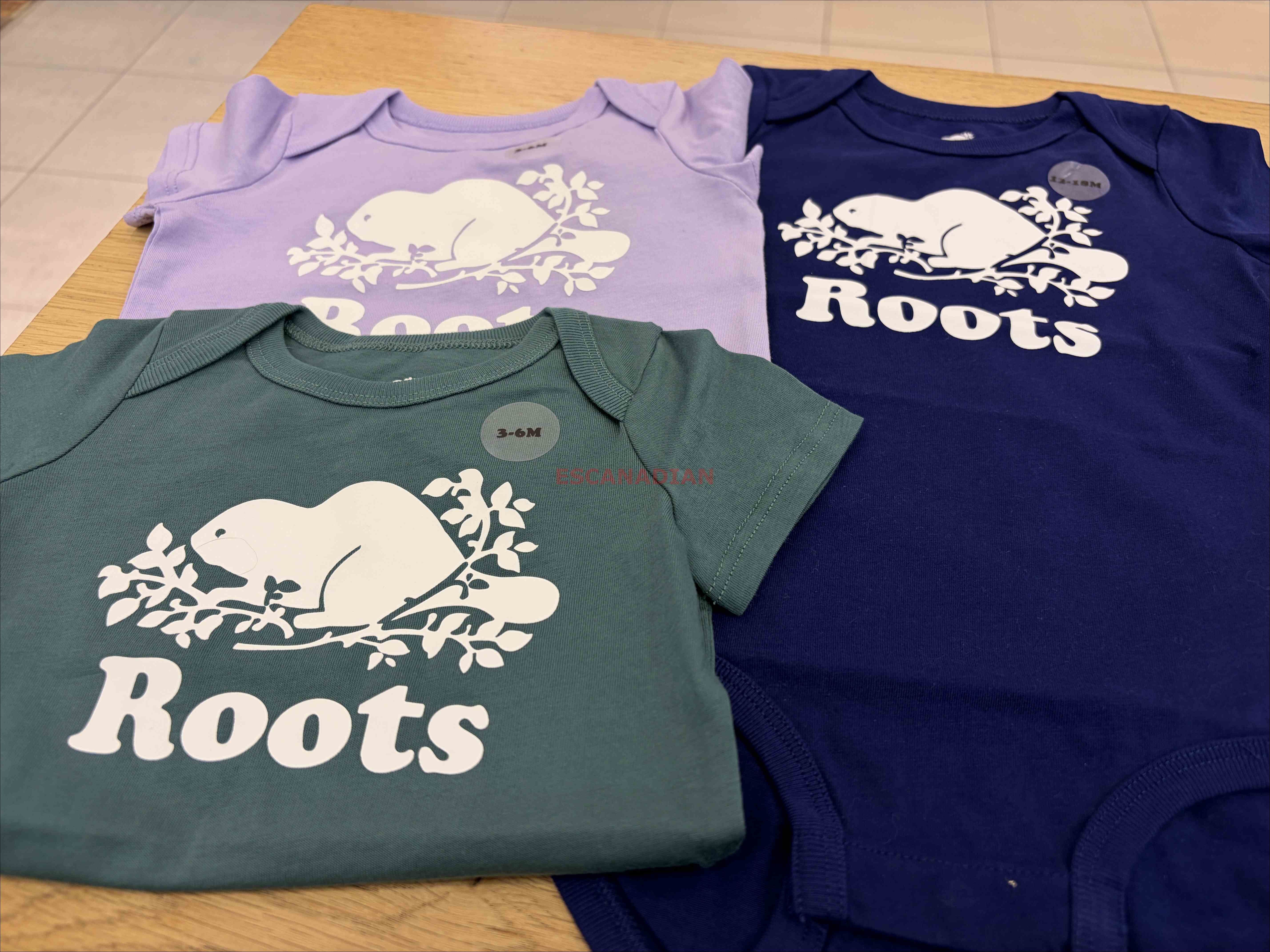 Baby ROOTS 經典海狸 包屁衣 (3色)