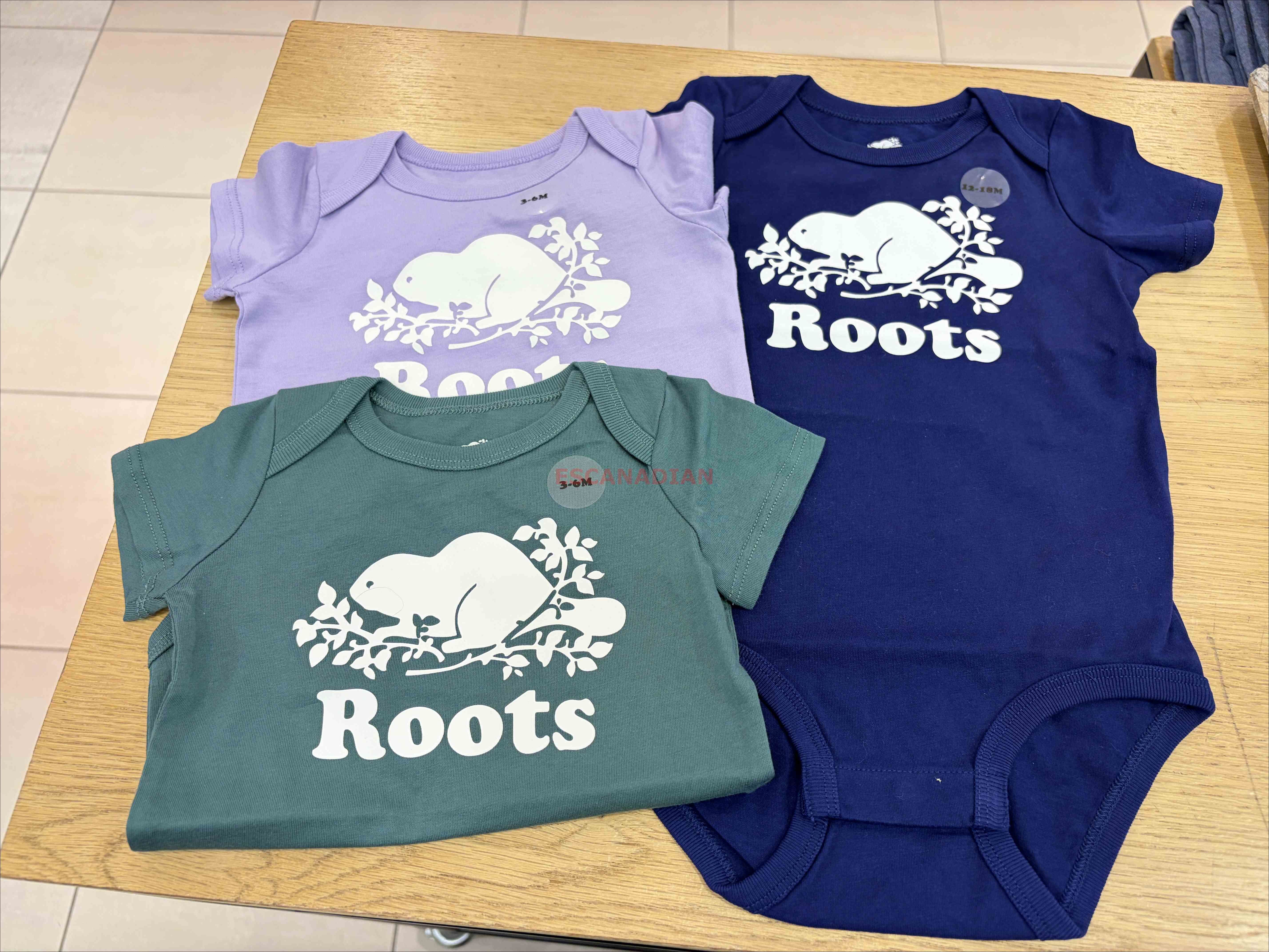 Baby ROOTS 經典海狸 包屁衣 (3色)