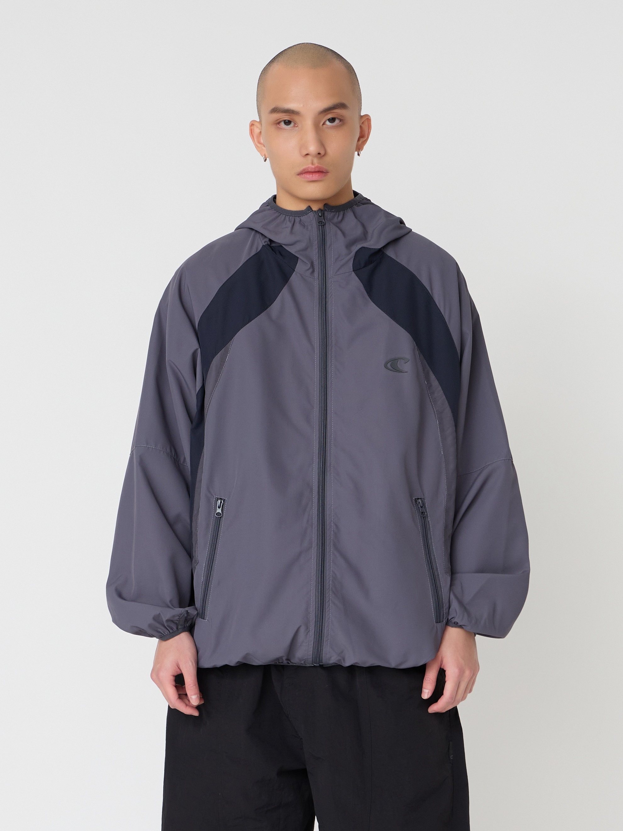 NOIR VINTAGE拼接解構風衣外套