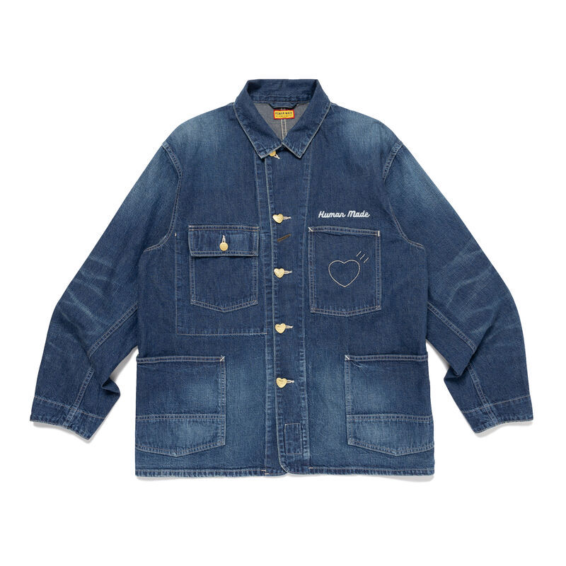 【HUMAN MADE】0307發售DENIM COVERALL JACKET