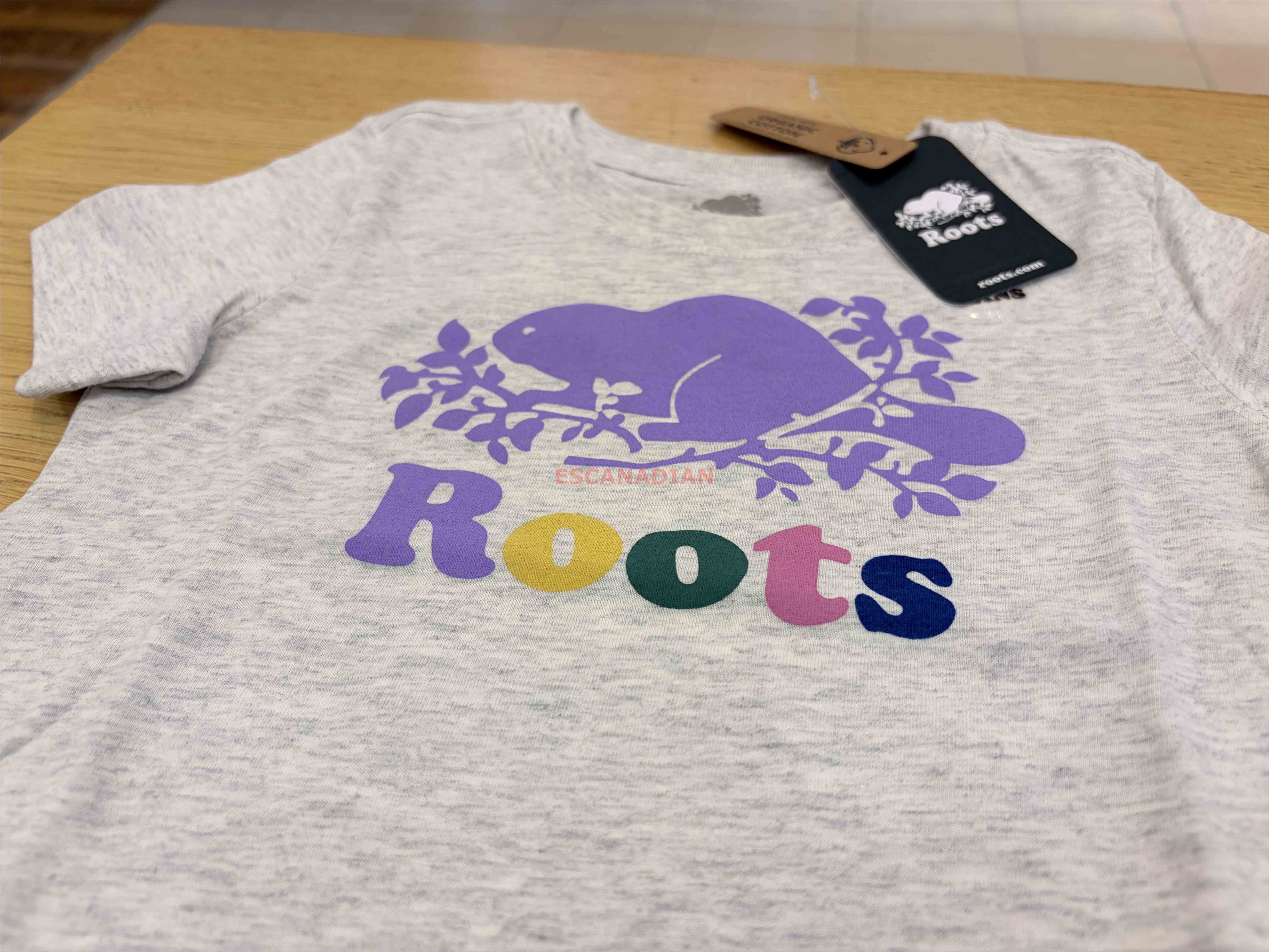 ROOTS 小童 經典海狸 短TEE