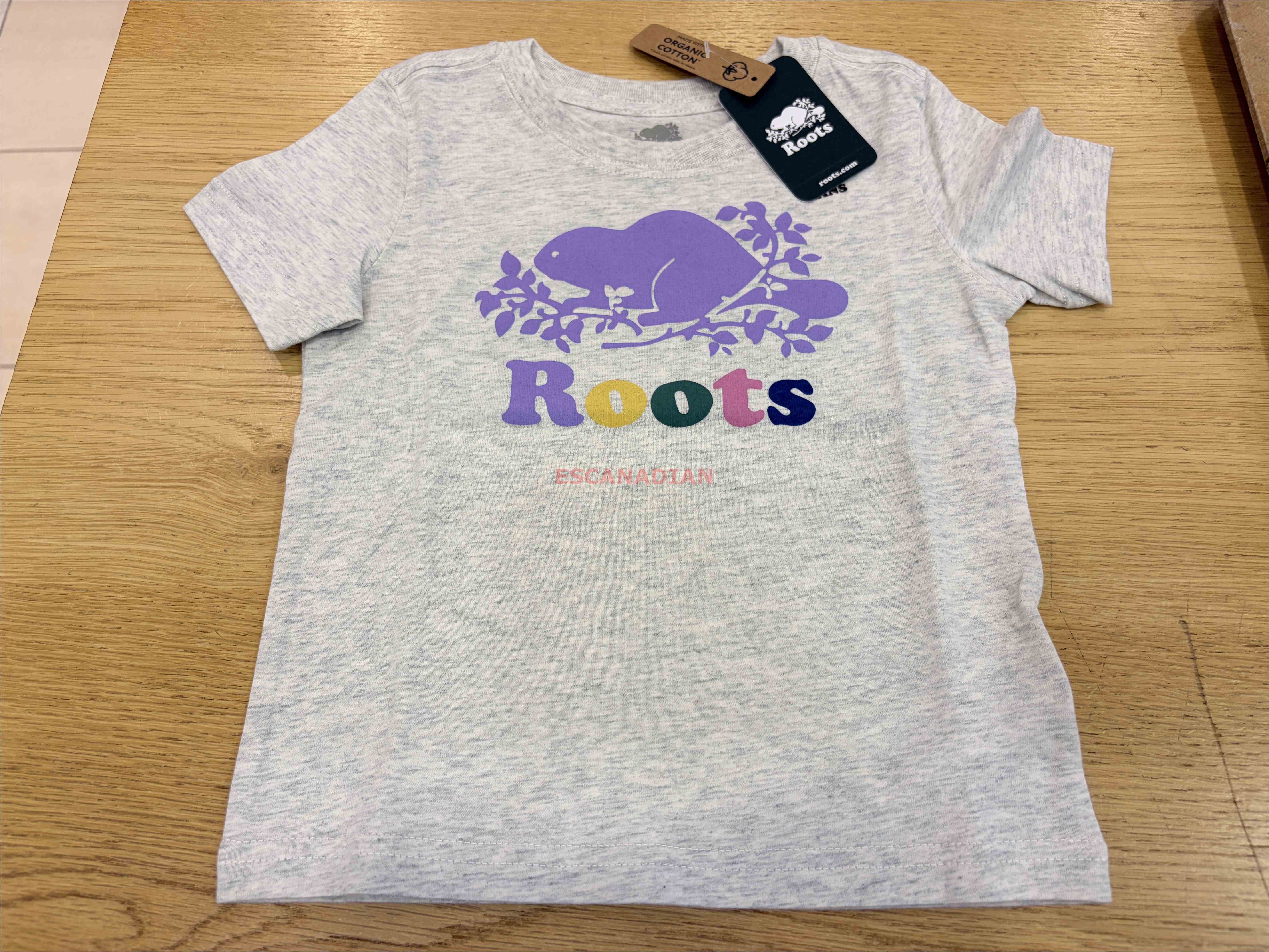 ROOTS 小童 經典海狸 短TEE