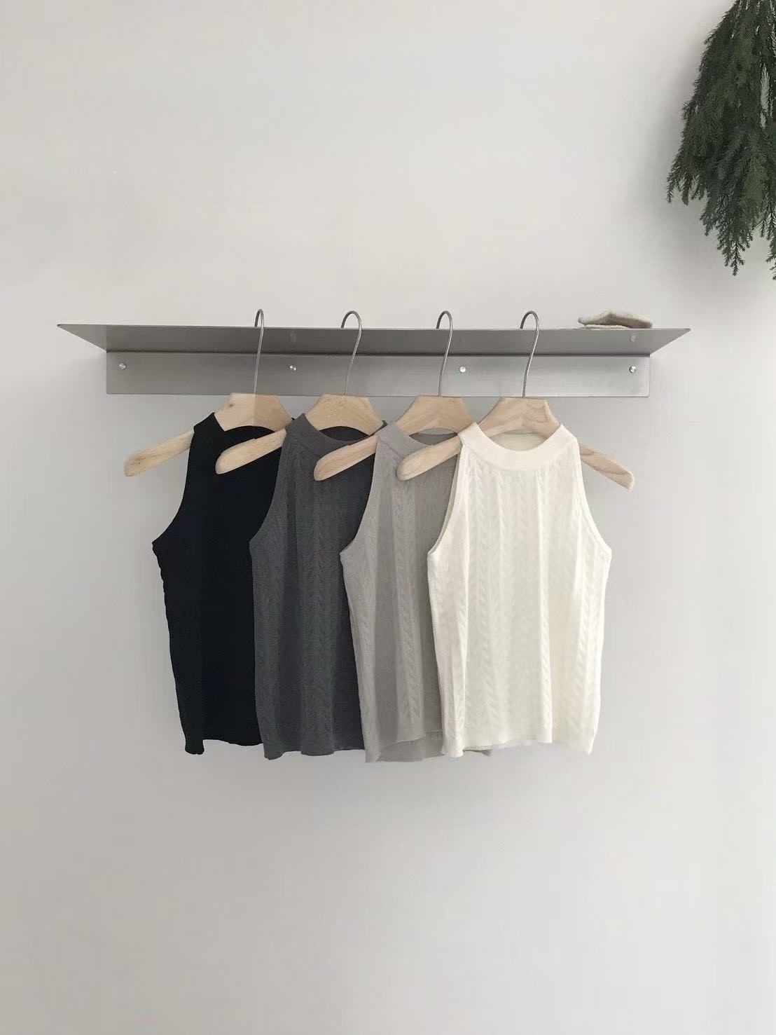 631 包芯紗麻花薄背心