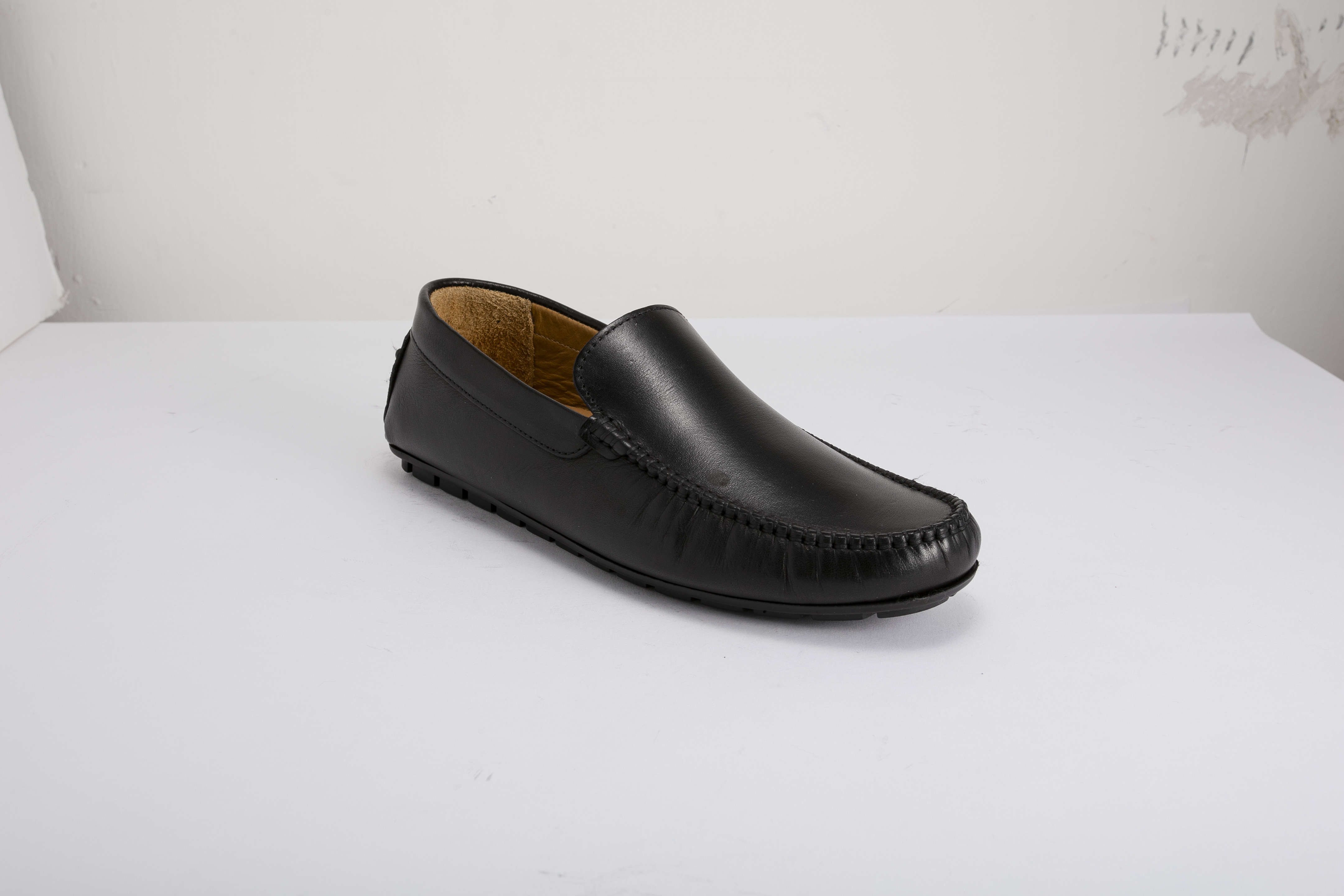 Di Franco - 男裝 皮革開車鞋 471-BK